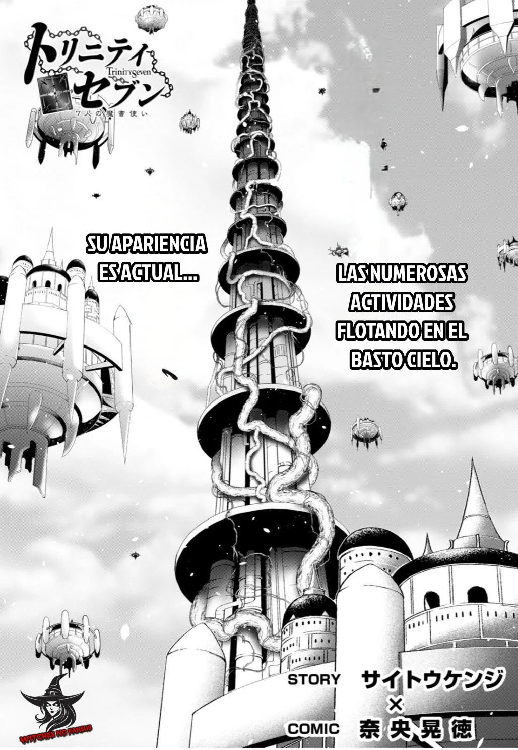 Trinity Seven capítulo 148, página 3