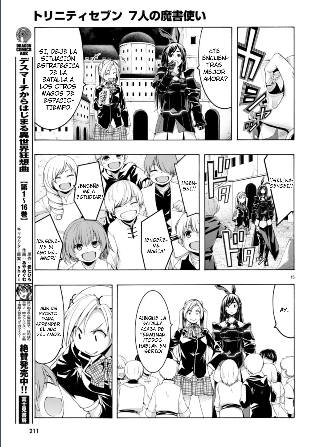Trinity Seven capítulo 148, página 17