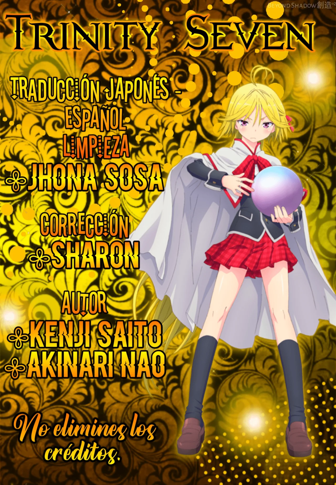 Trinity Seven capítulo 149, página 2