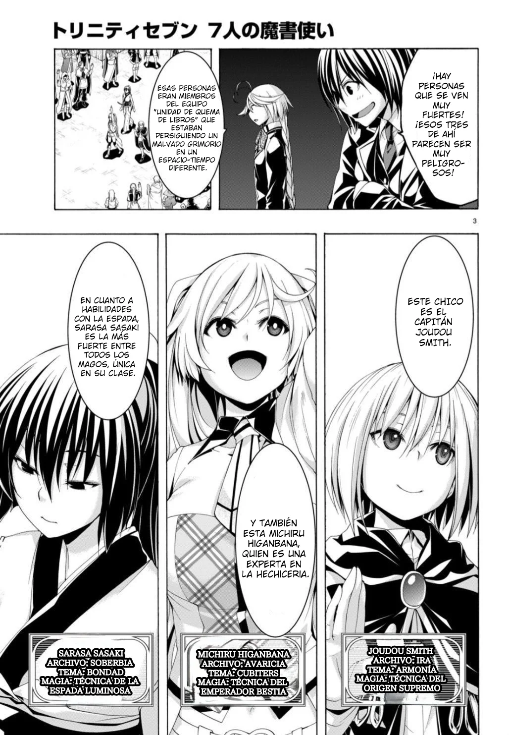 Trinity Seven capítulo 149, página 5