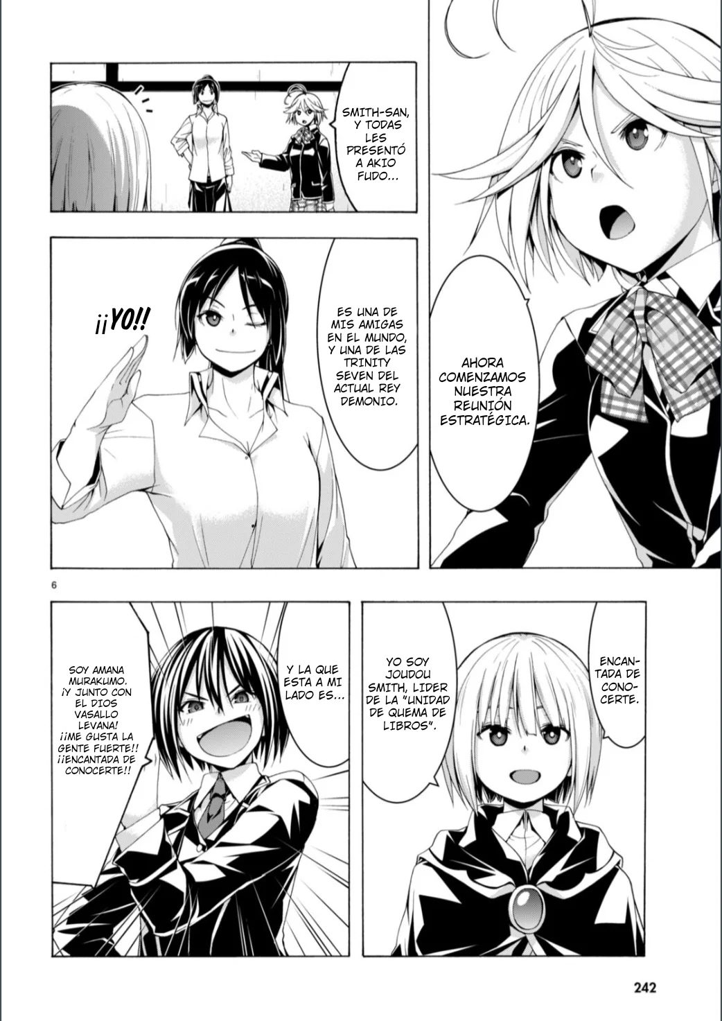 Trinity Seven capítulo 149, página 8