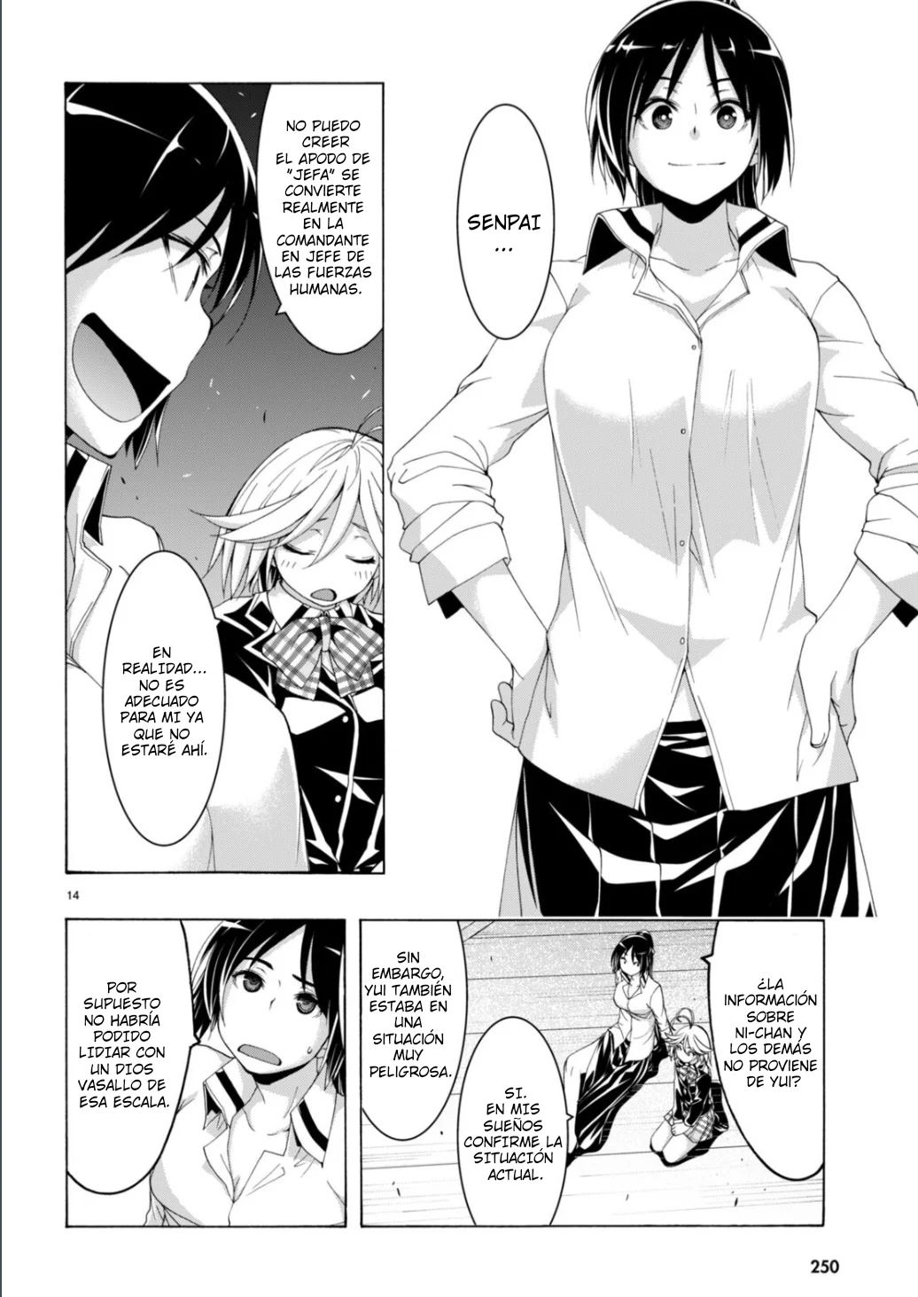 Trinity Seven capítulo 149, página 16