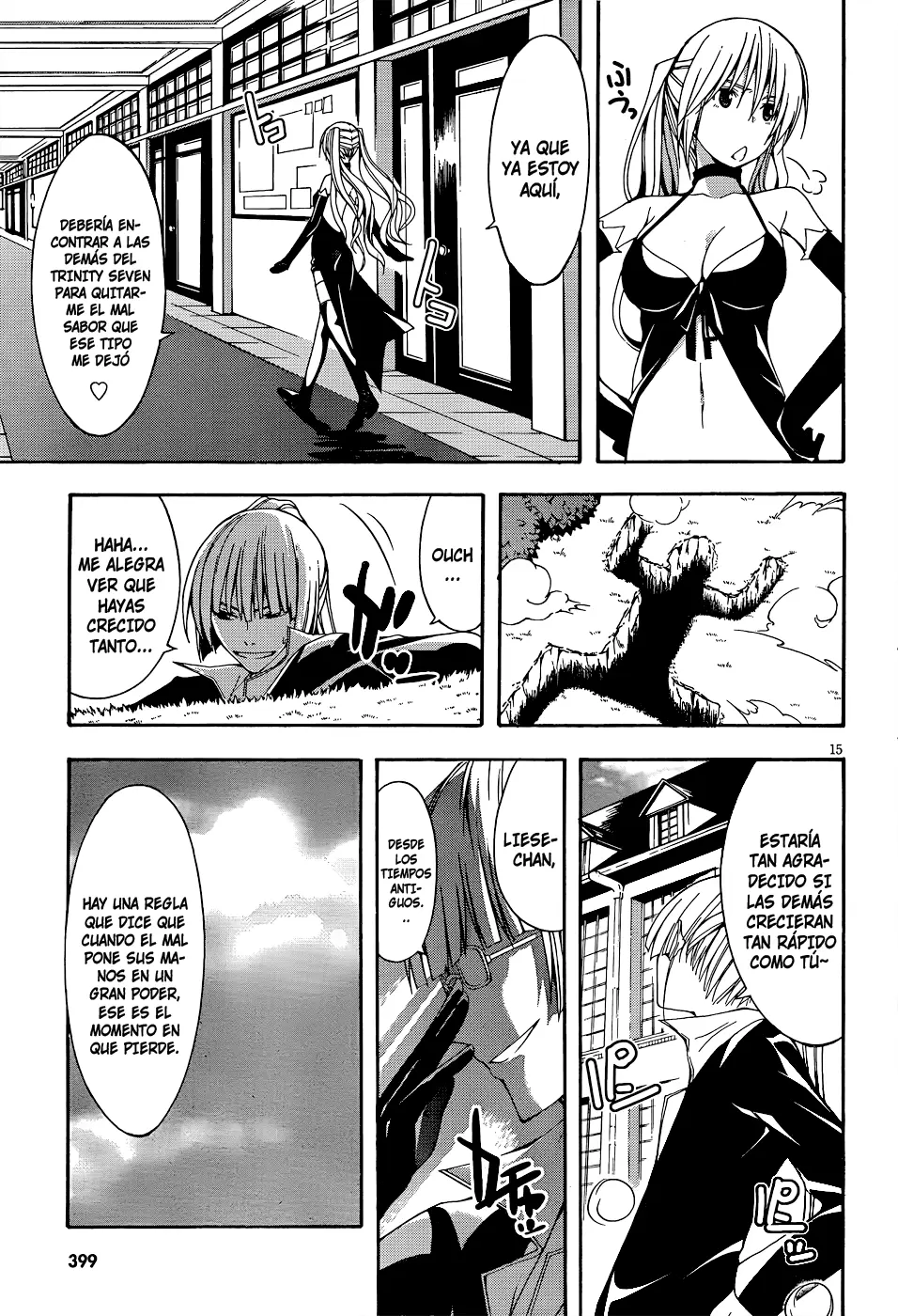 Trinity Seven capítulo 15, página 15