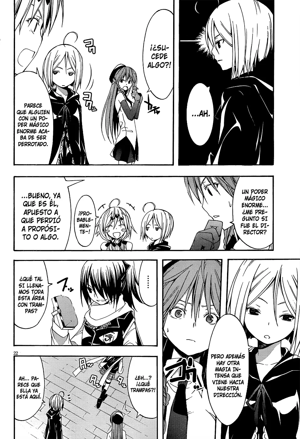 Trinity Seven capítulo 15, página 22