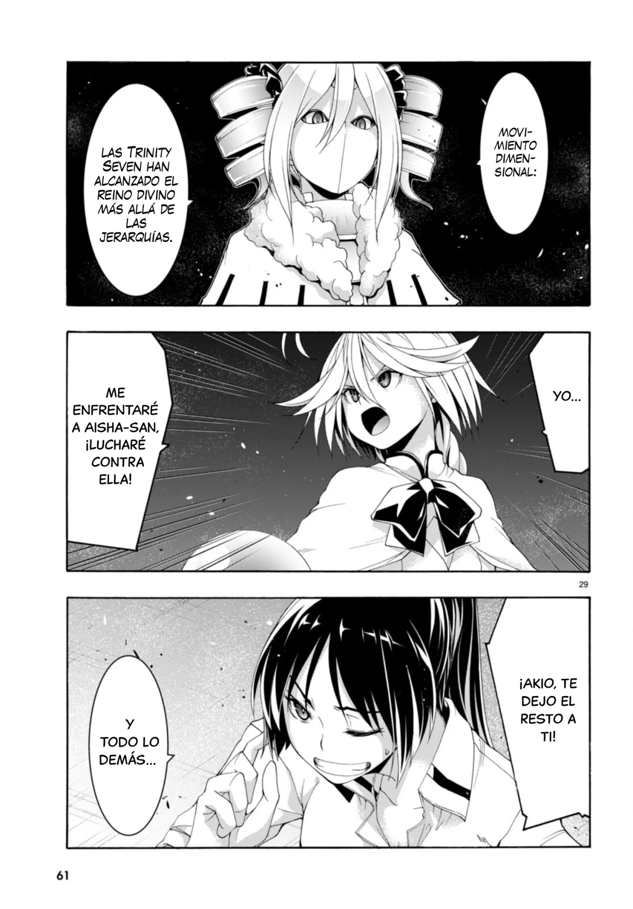 Trinity Seven capítulo 150, página 32
