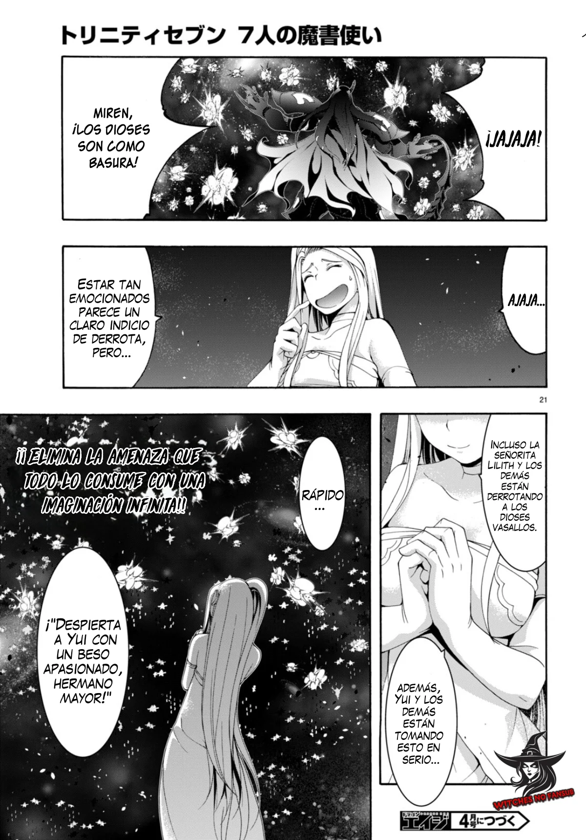 Trinity Seven capítulo 152, página 24