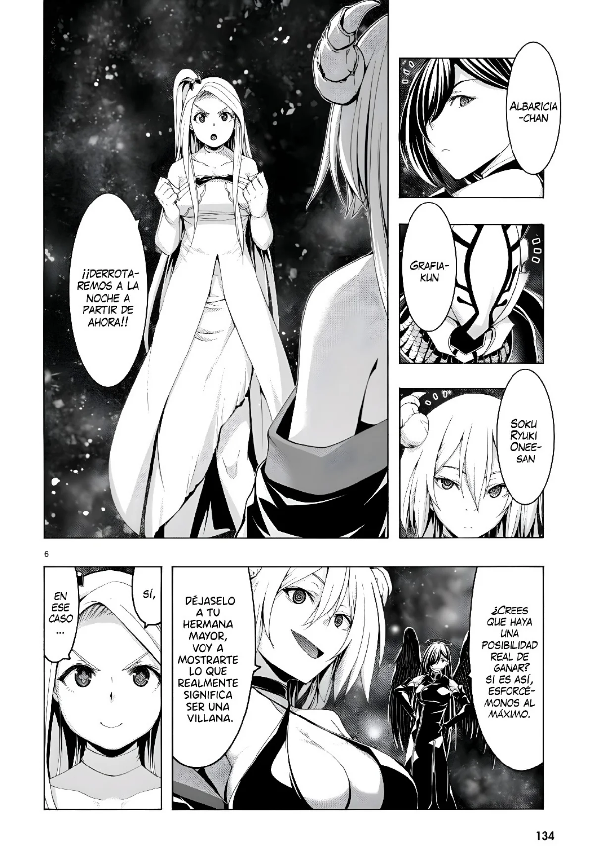 Trinity Seven capítulo 154, página 8