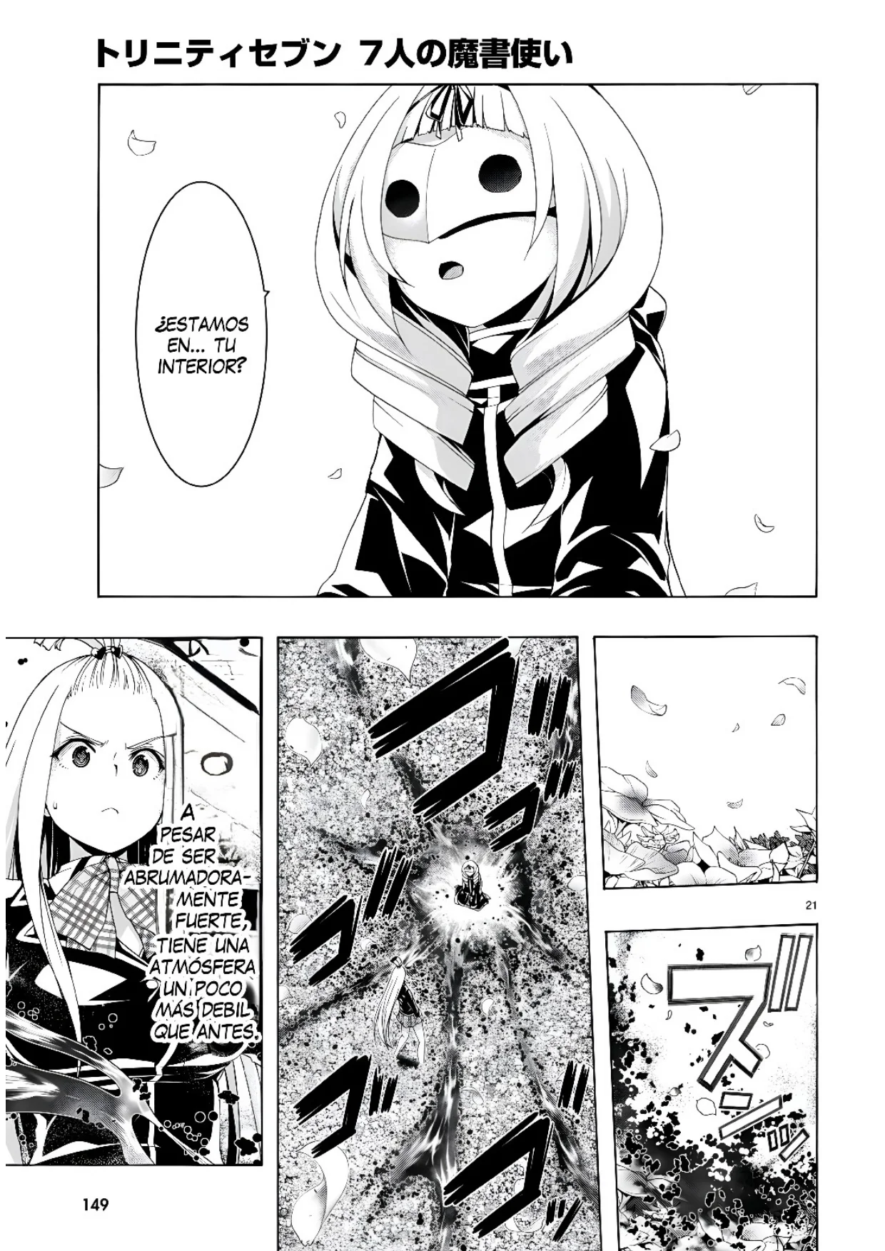 Trinity Seven capítulo 154, página 23