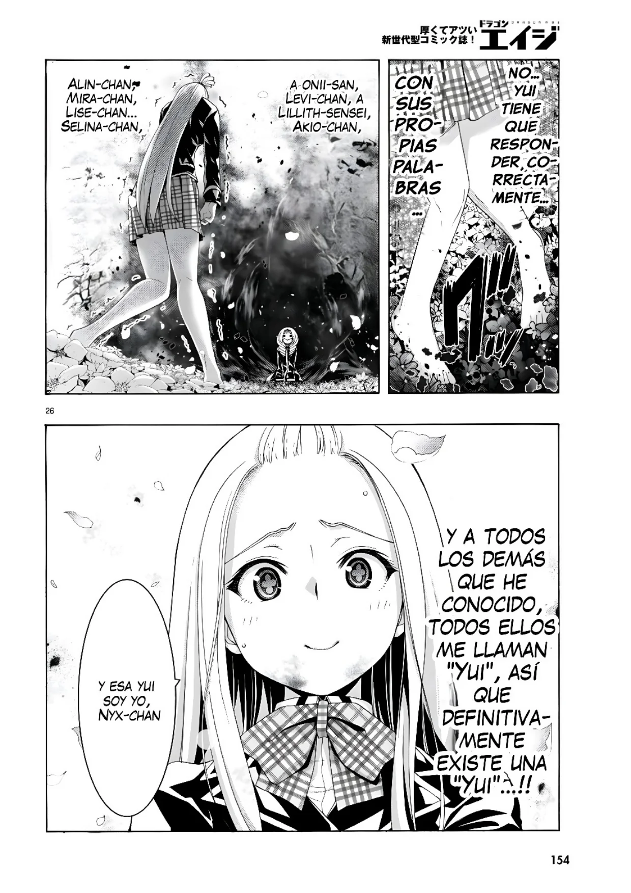 Trinity Seven capítulo 154, página 28