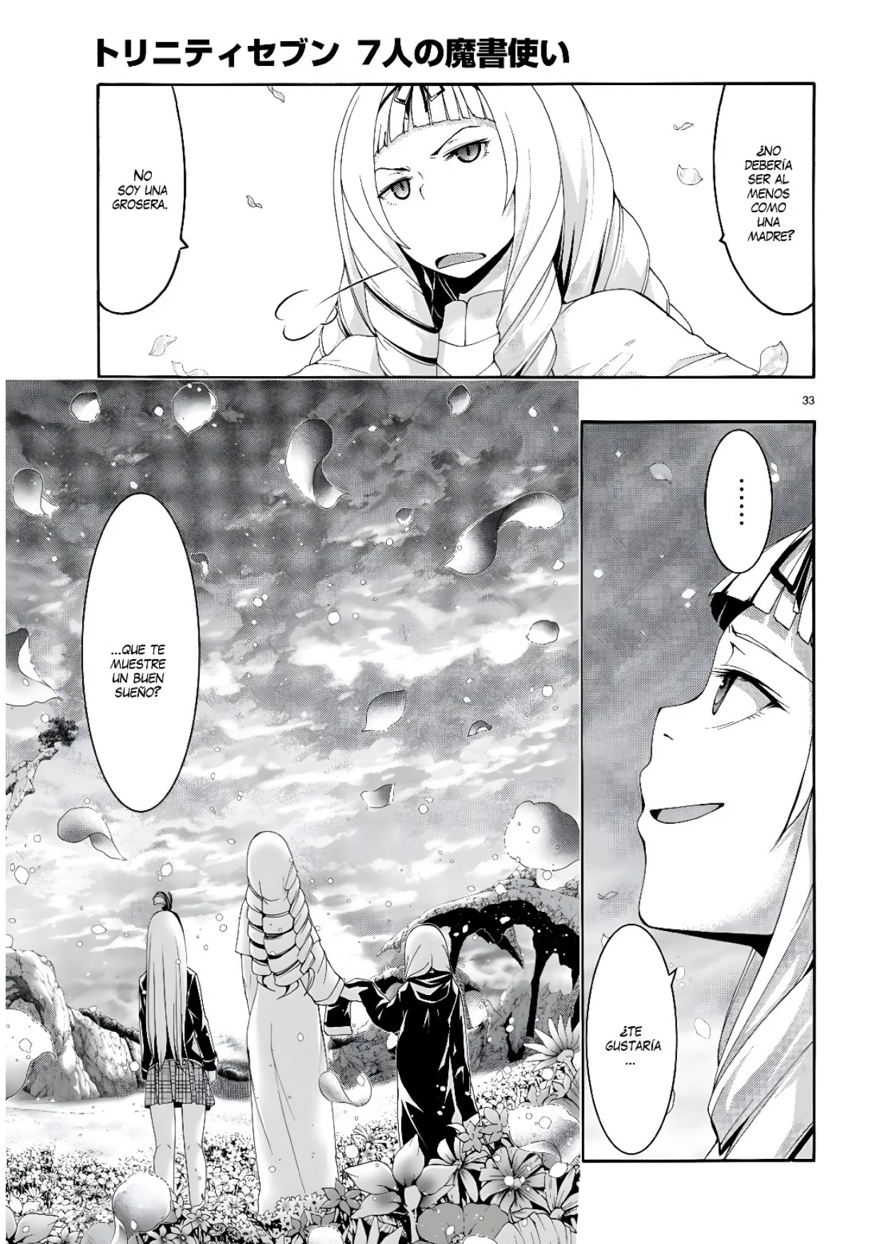 Trinity Seven capítulo 154, página 35