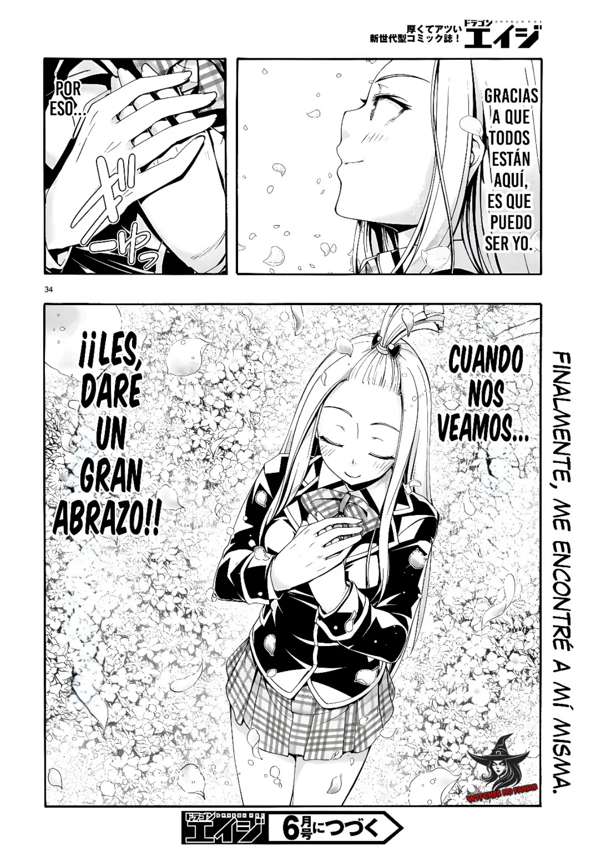 Trinity Seven capítulo 154, página 36
