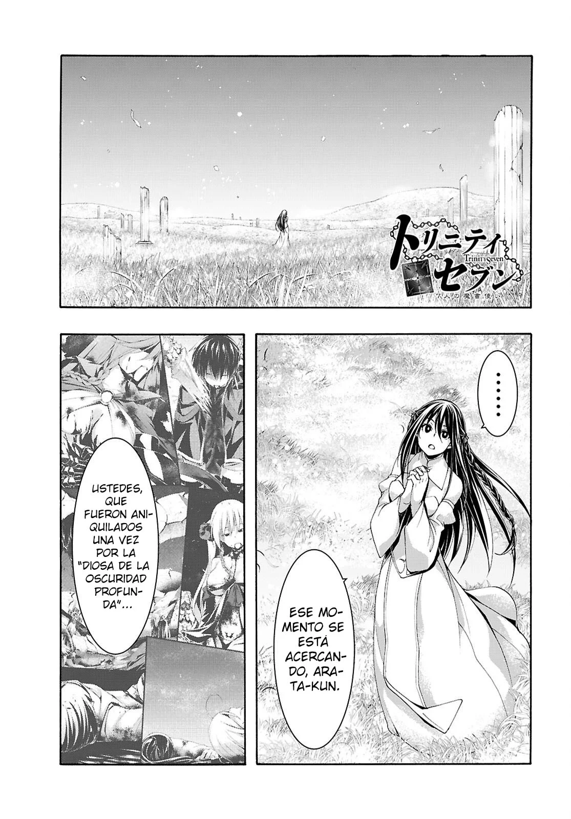 Trinity Seven capítulo 156, página 3