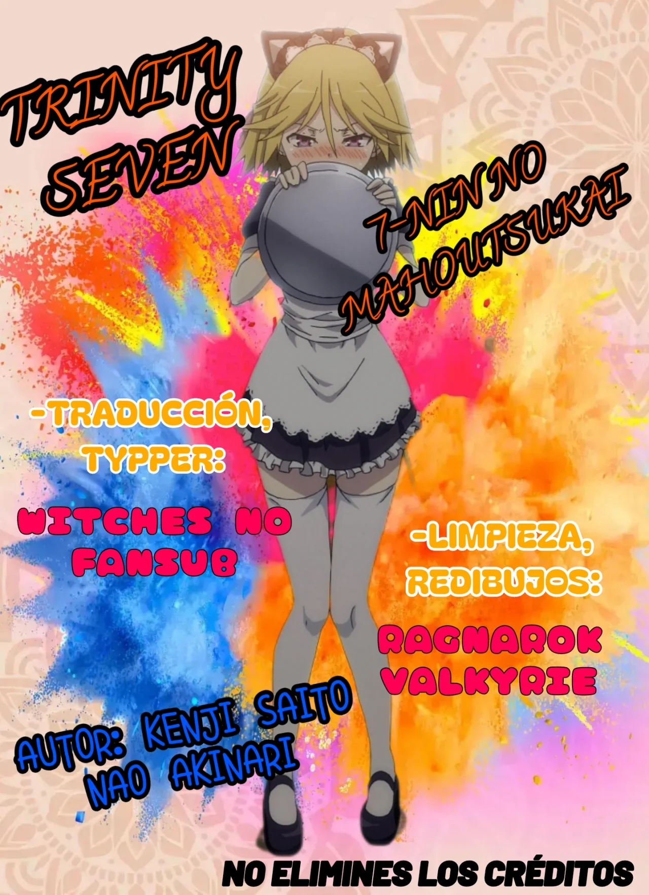 Trinity Seven capítulo 157, página 3