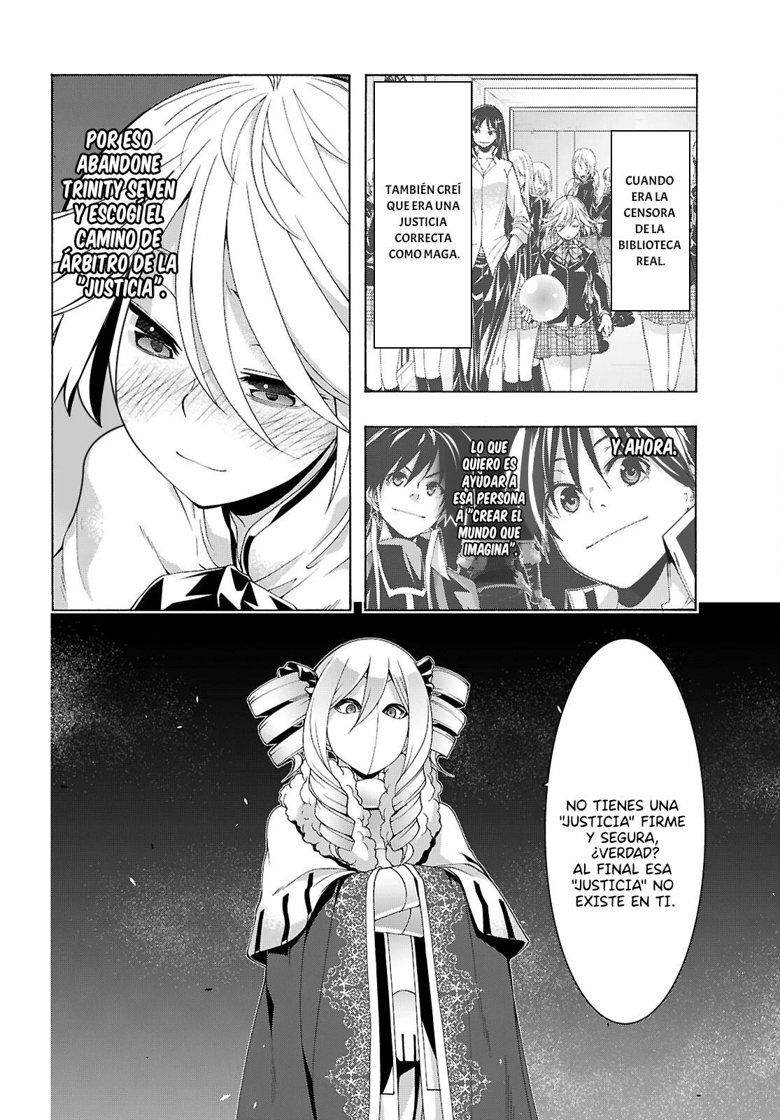 Trinity Seven capítulo 157, página 18