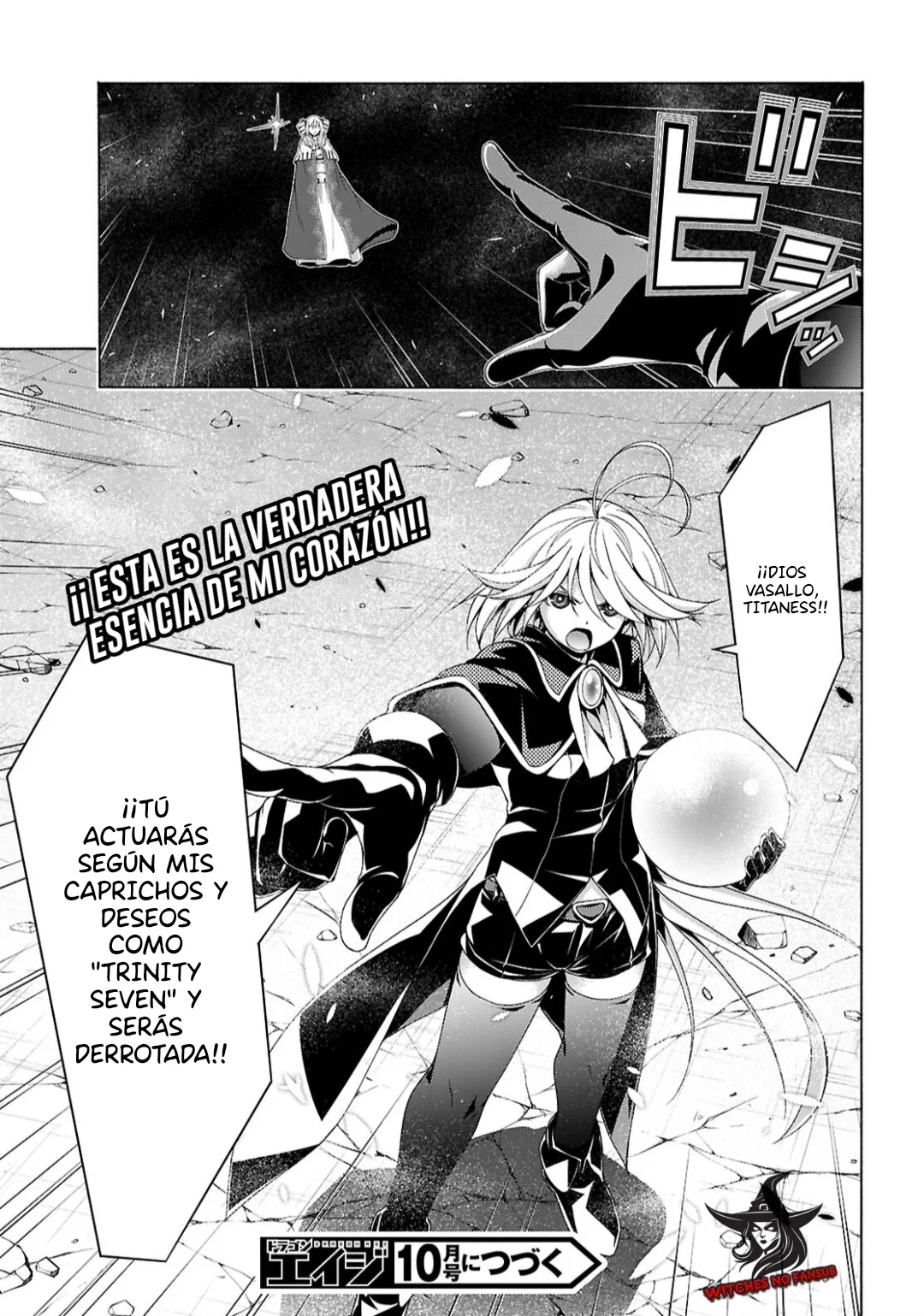 Trinity Seven capítulo 157, página 33