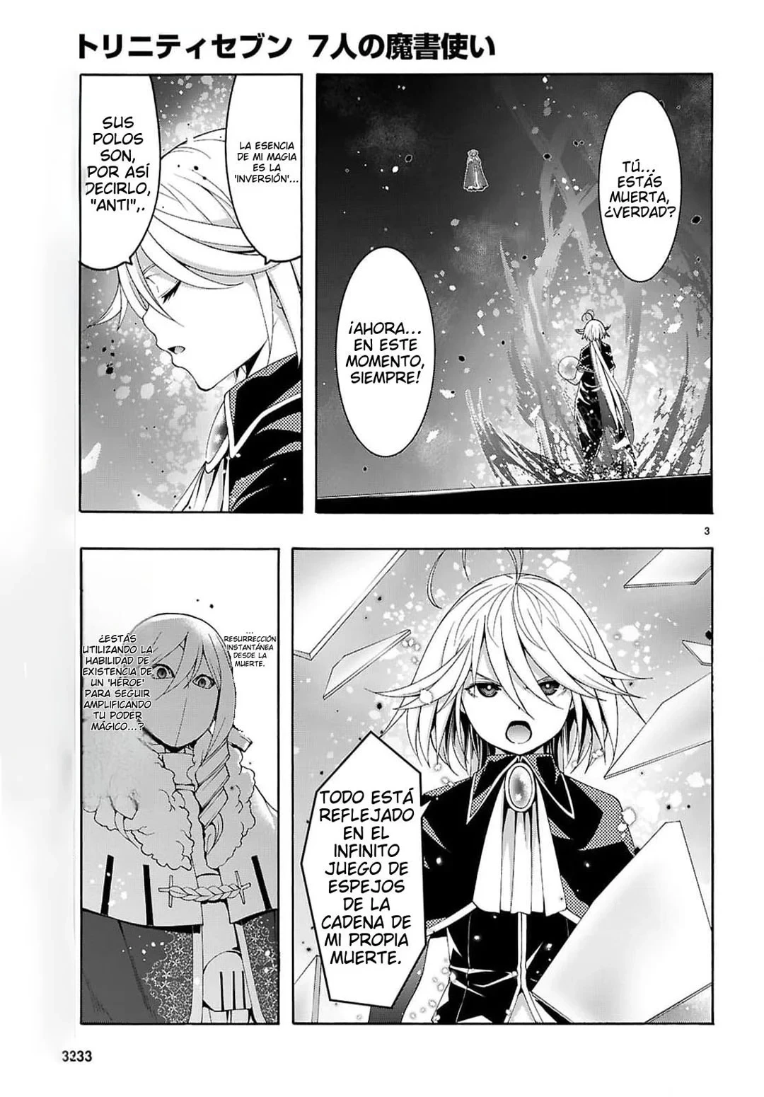 Trinity Seven capítulo 158, página 7