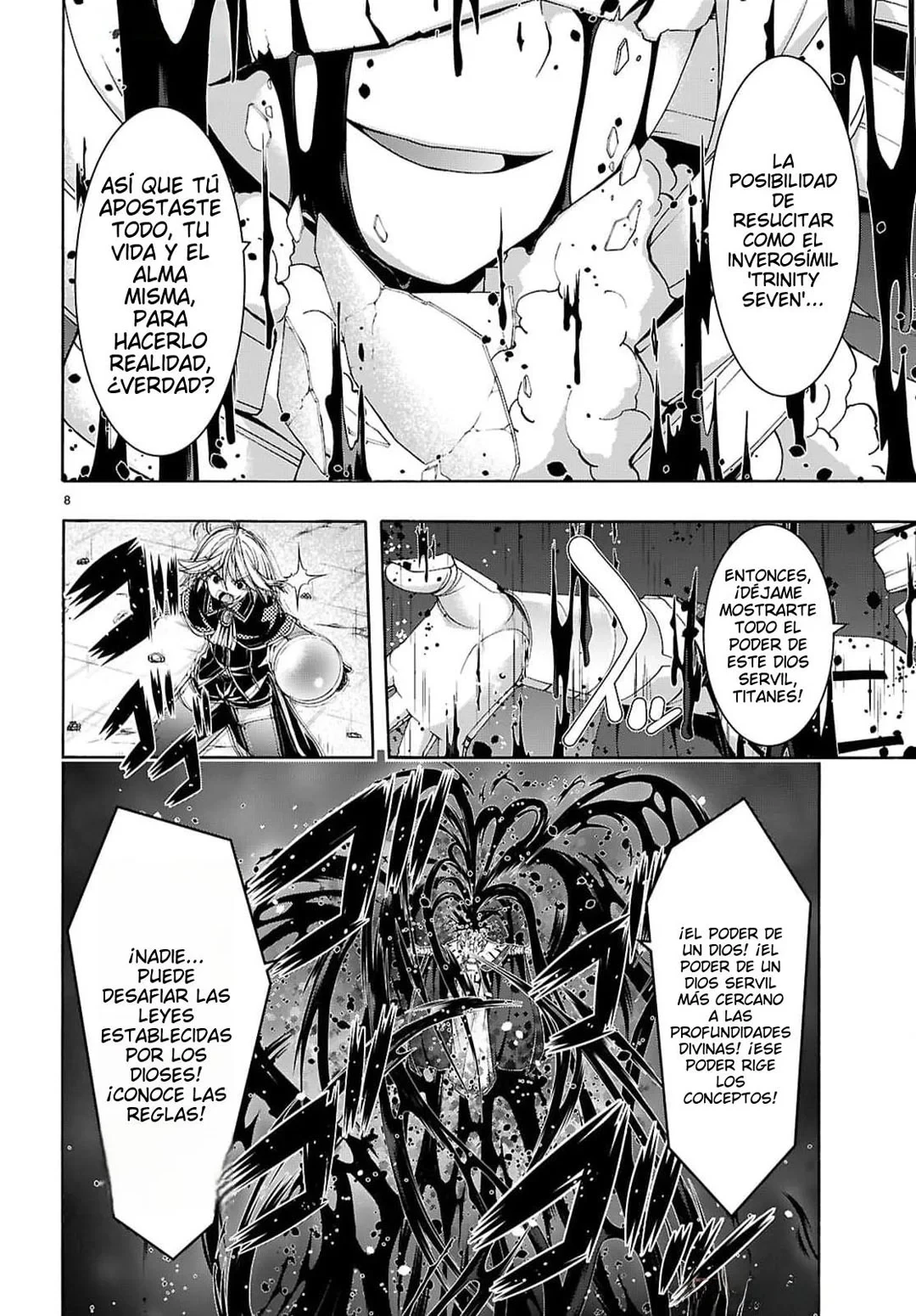 Trinity Seven capítulo 158, página 12