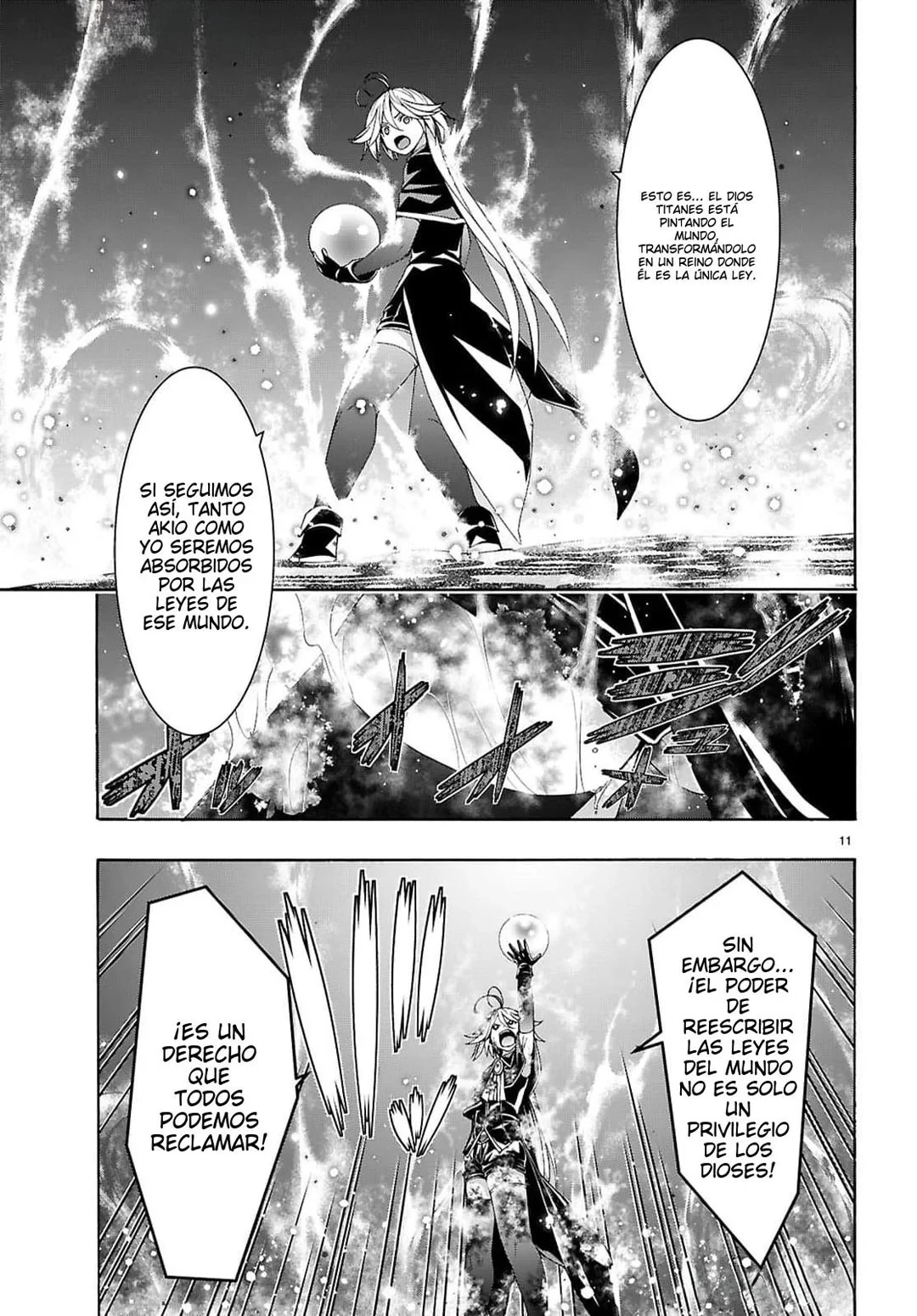 Trinity Seven capítulo 158, página 15