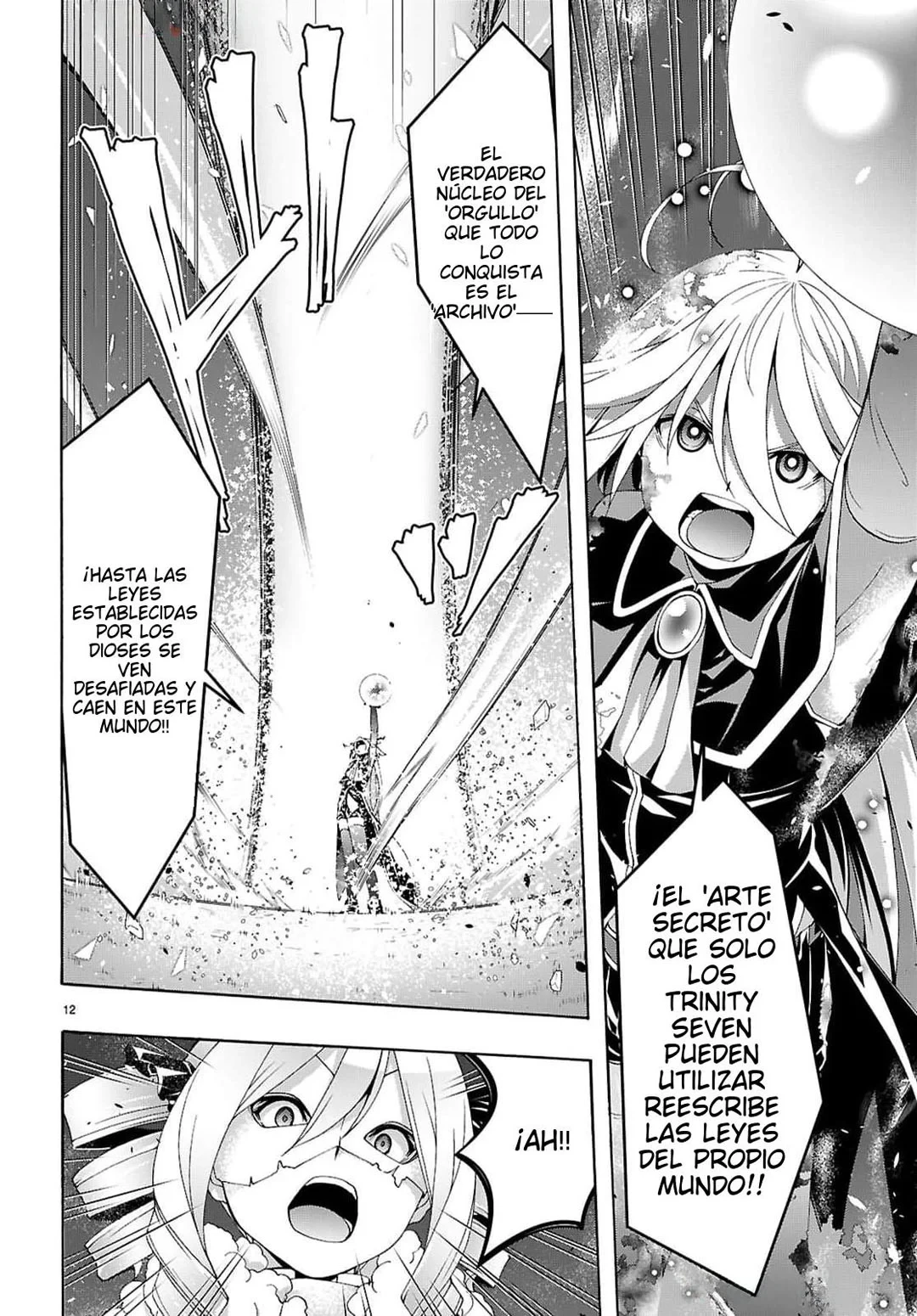 Trinity Seven capítulo 158, página 16