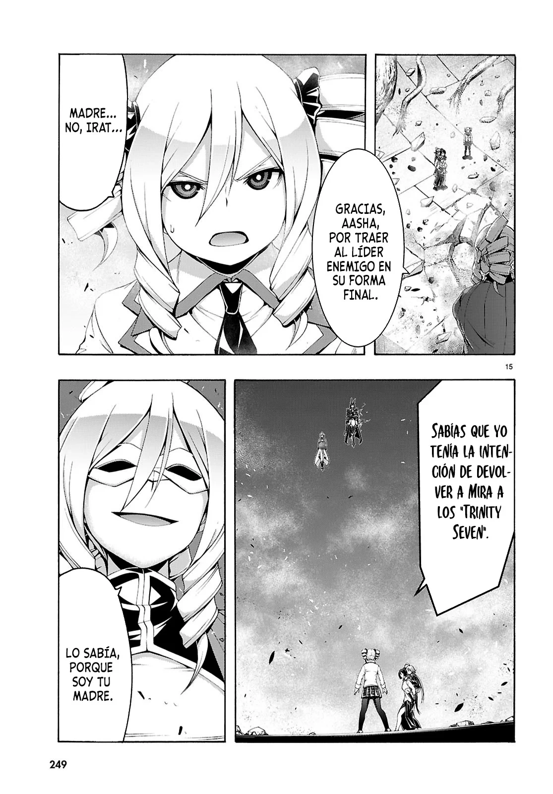 Trinity Seven capítulo 159, página 19