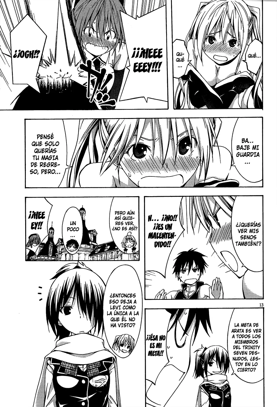 Trinity Seven capítulo 16, página 14