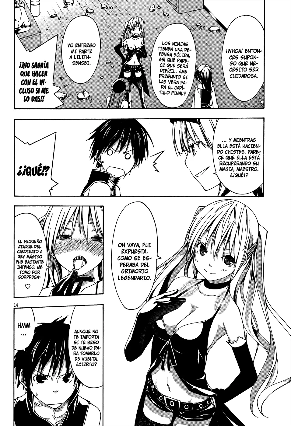 Trinity Seven capítulo 16, página 15