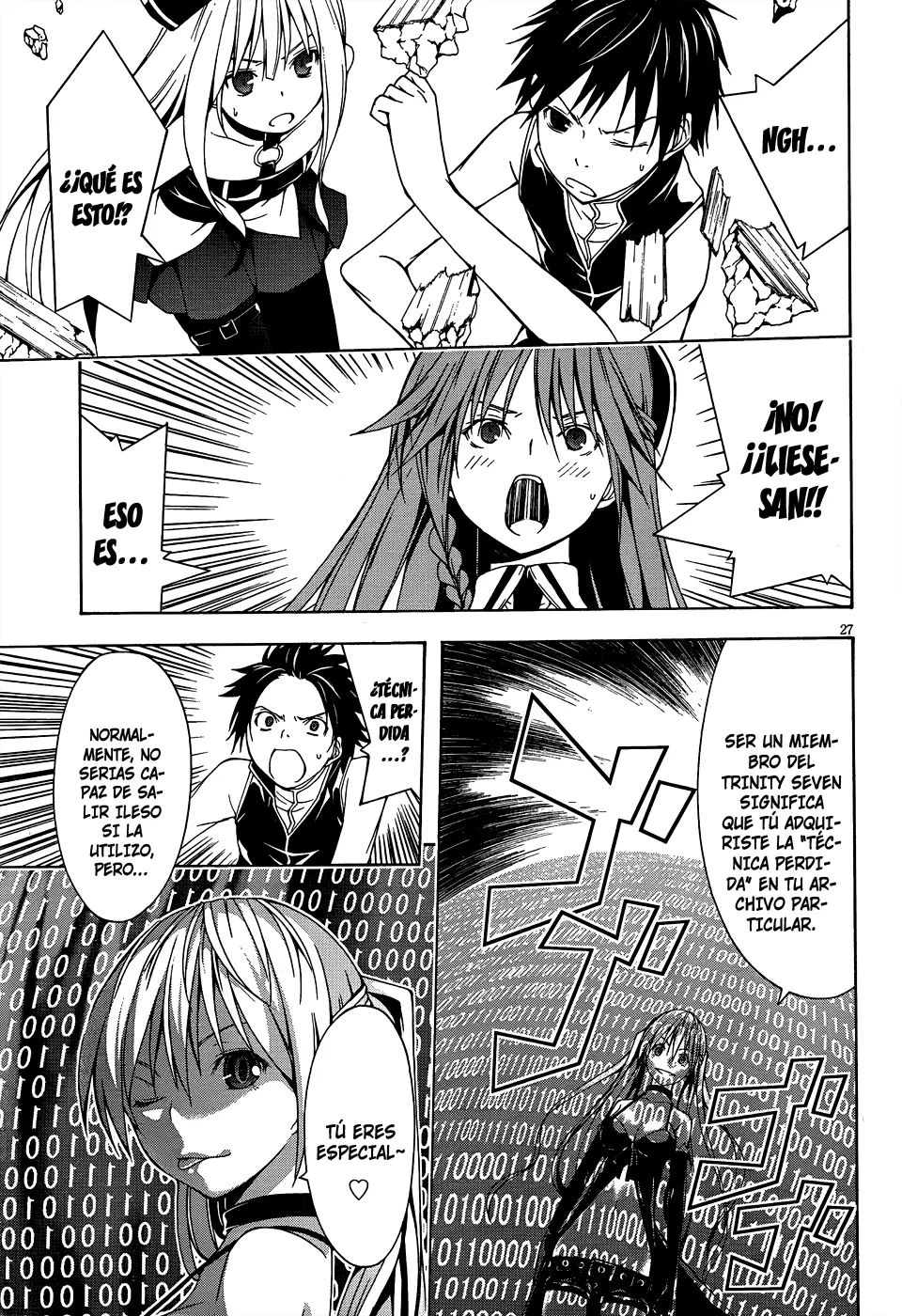 Trinity Seven capítulo 16, página 28