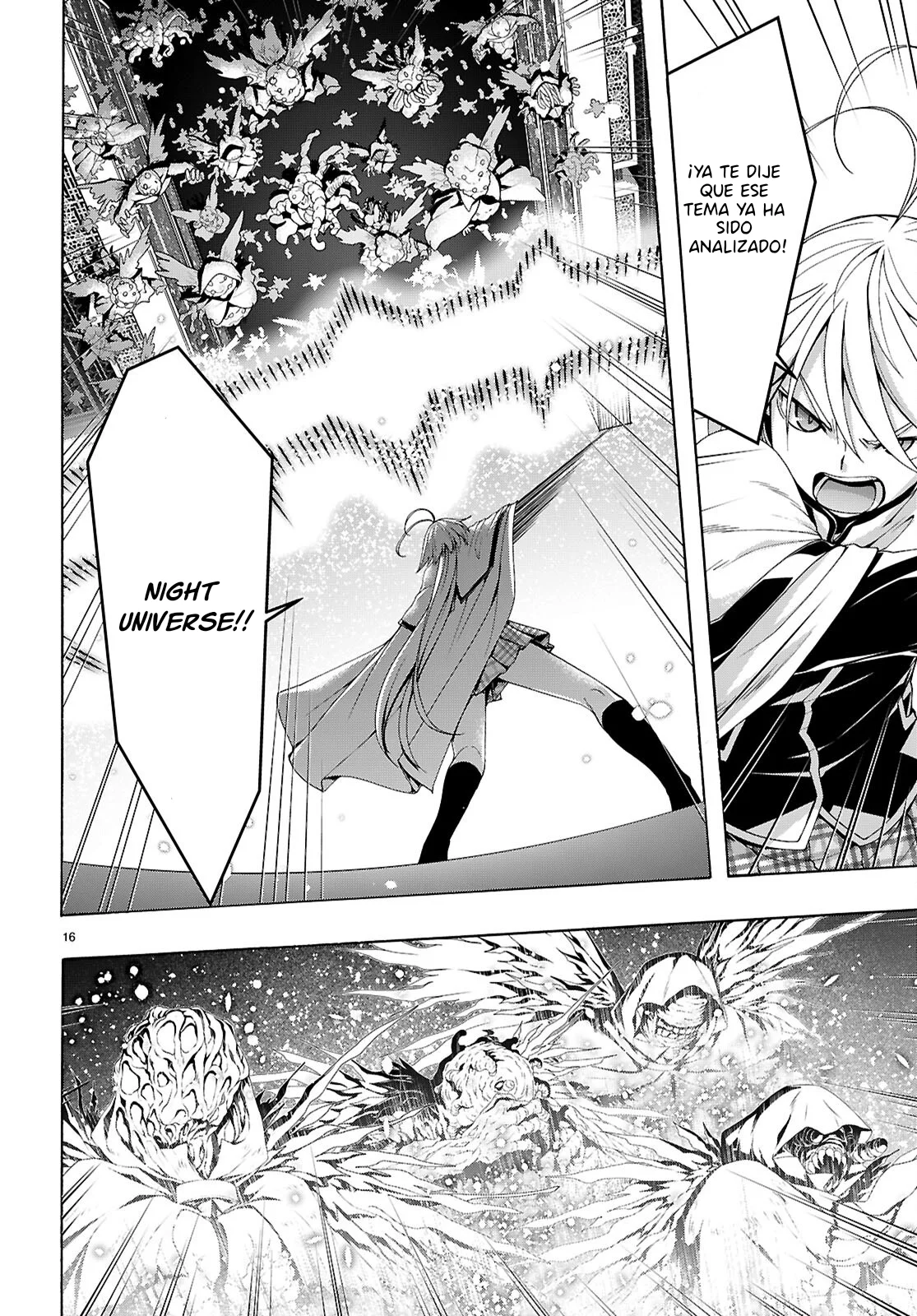 Trinity Seven capítulo 160, página 17