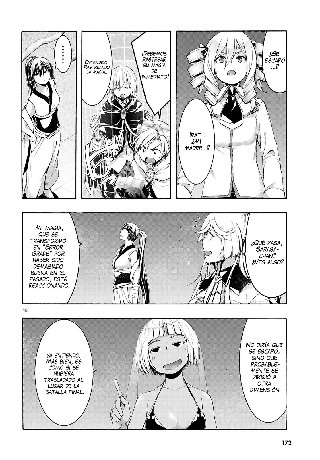 Trinity Seven capítulo 160, página 19