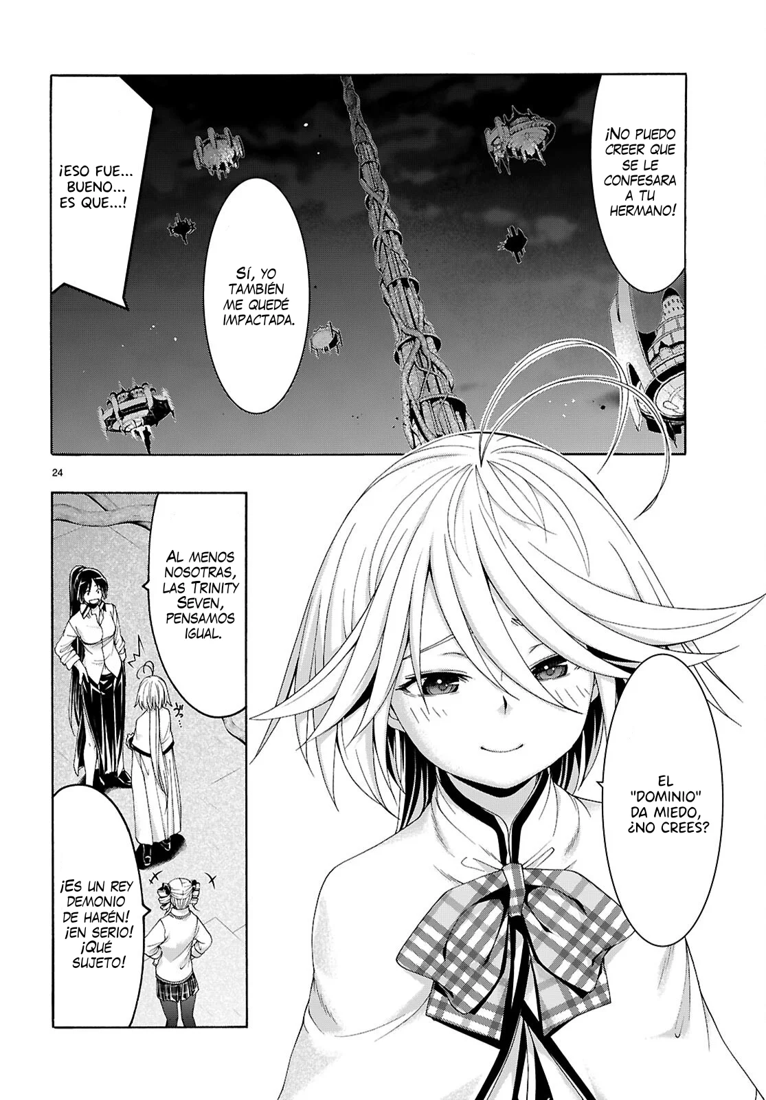 Trinity Seven capítulo 160, página 25