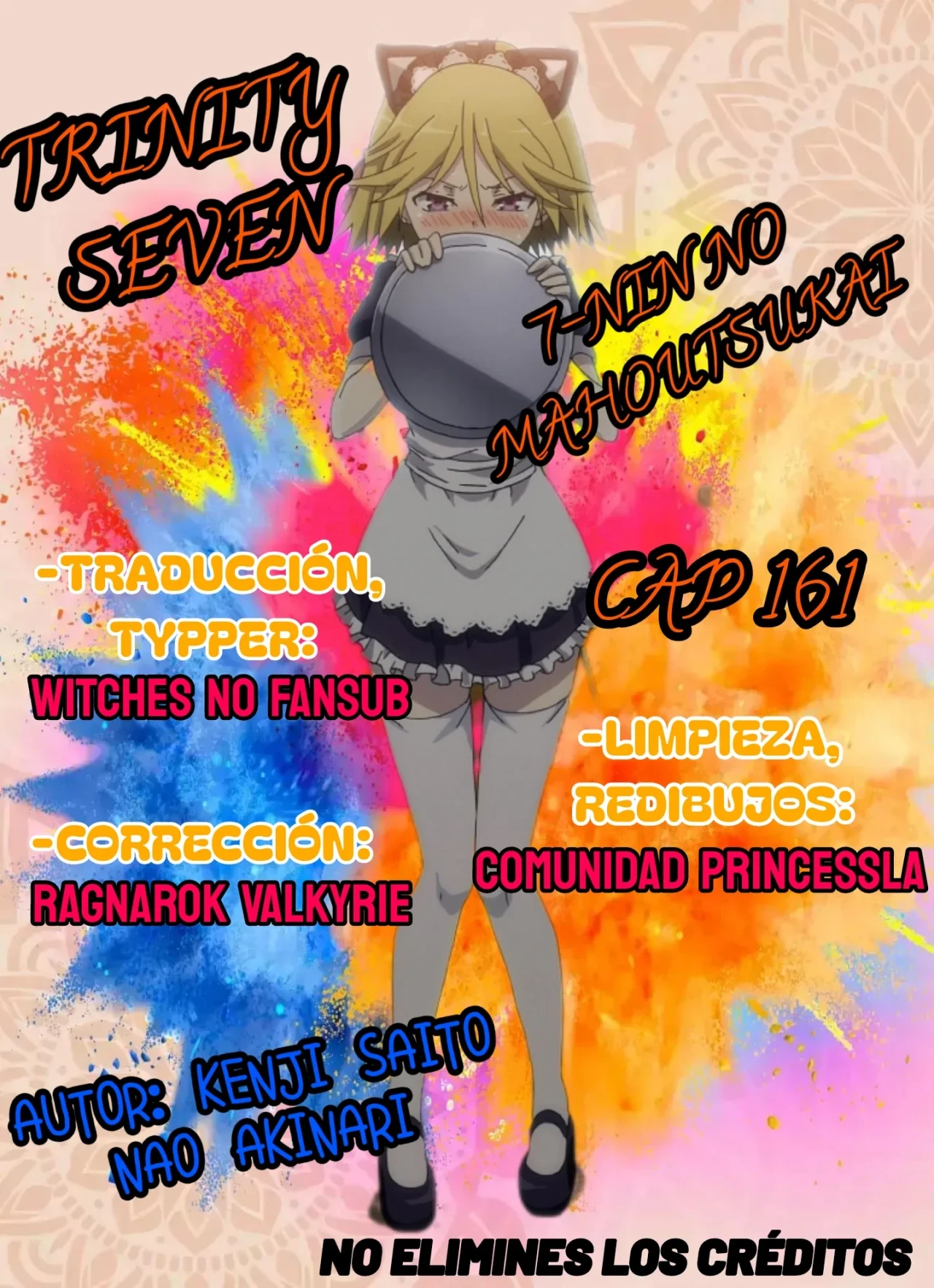 Trinity Seven capítulo 161, página 1