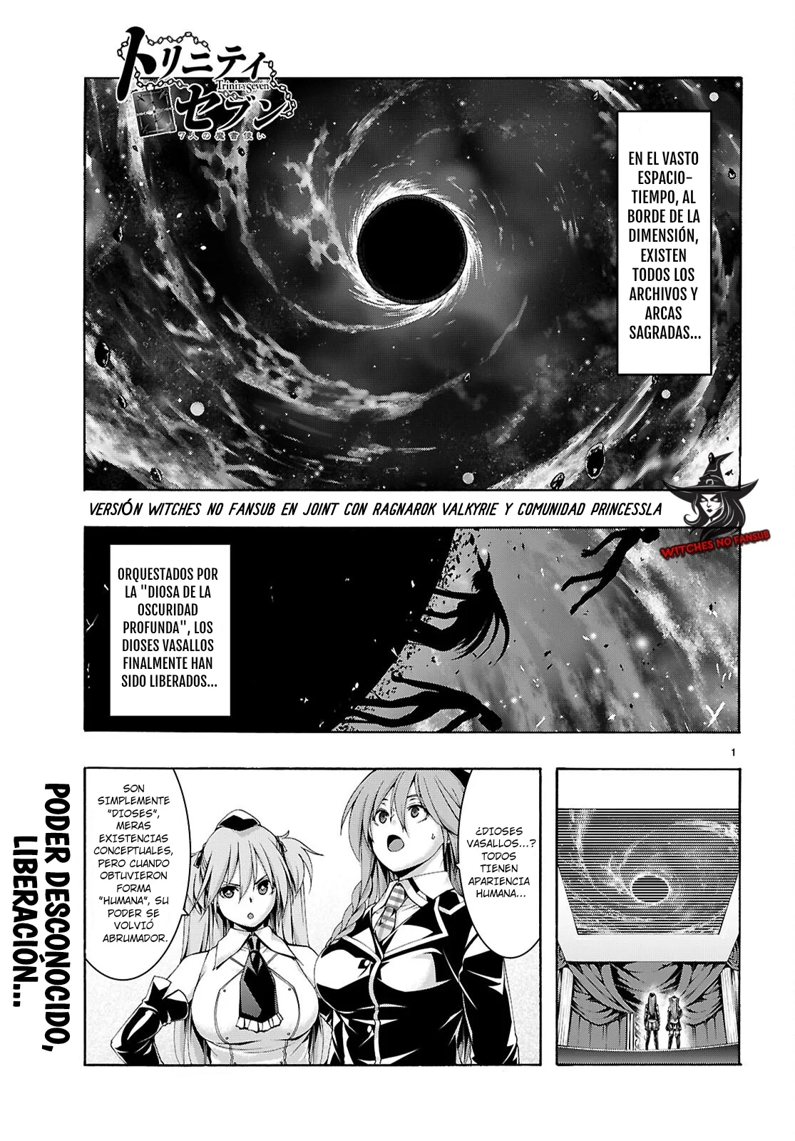 Trinity Seven capítulo 161, página 2