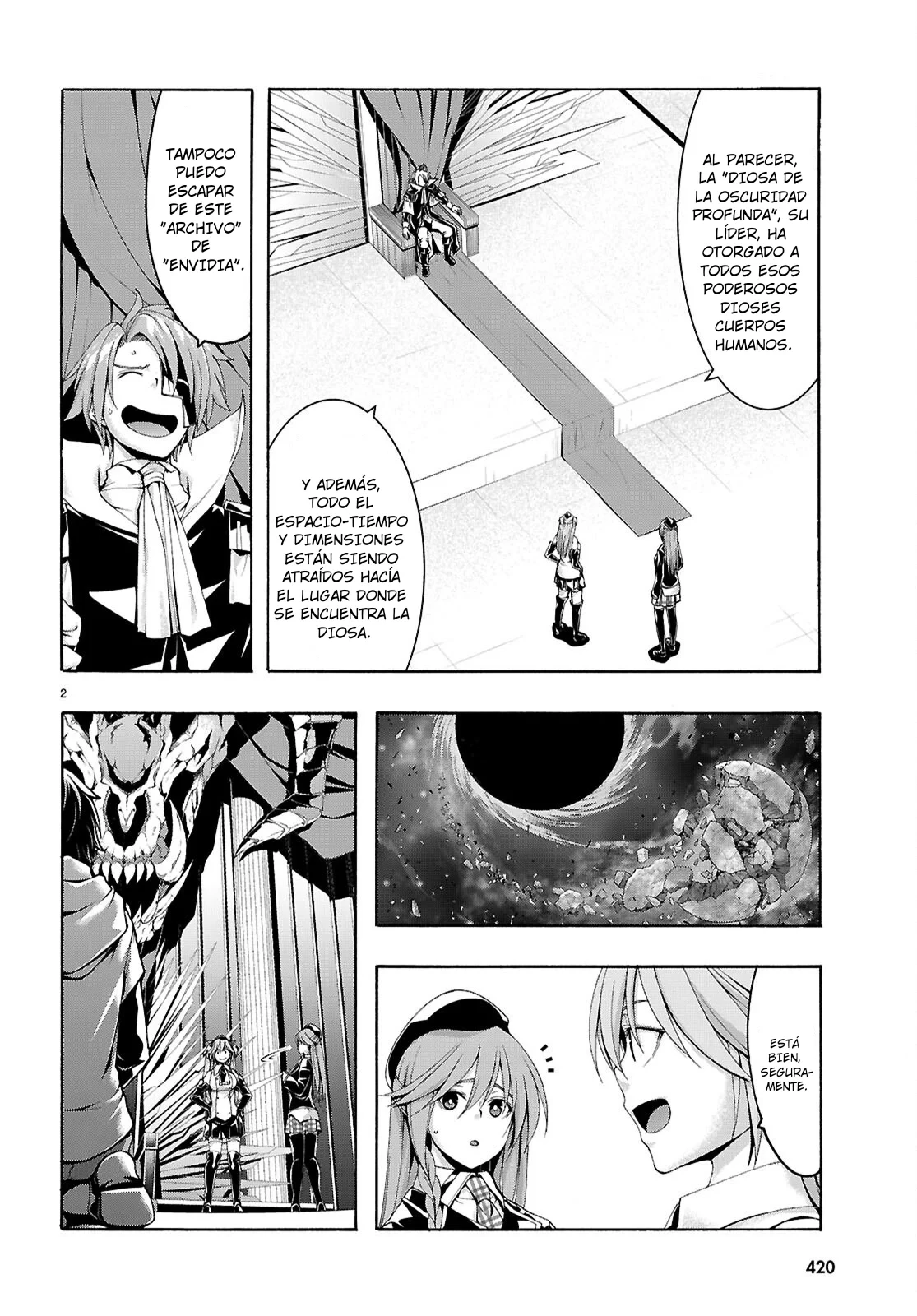 Trinity Seven capítulo 161, página 3