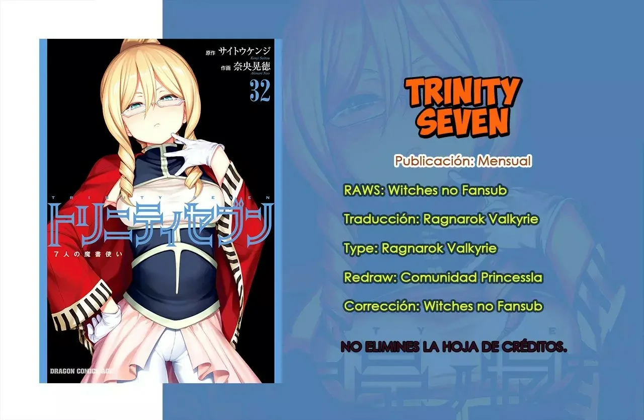 Trinity Seven capítulo 163, página 1