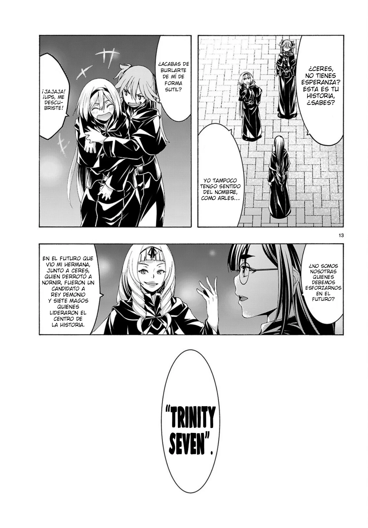 Trinity Seven capítulo 163, página 16