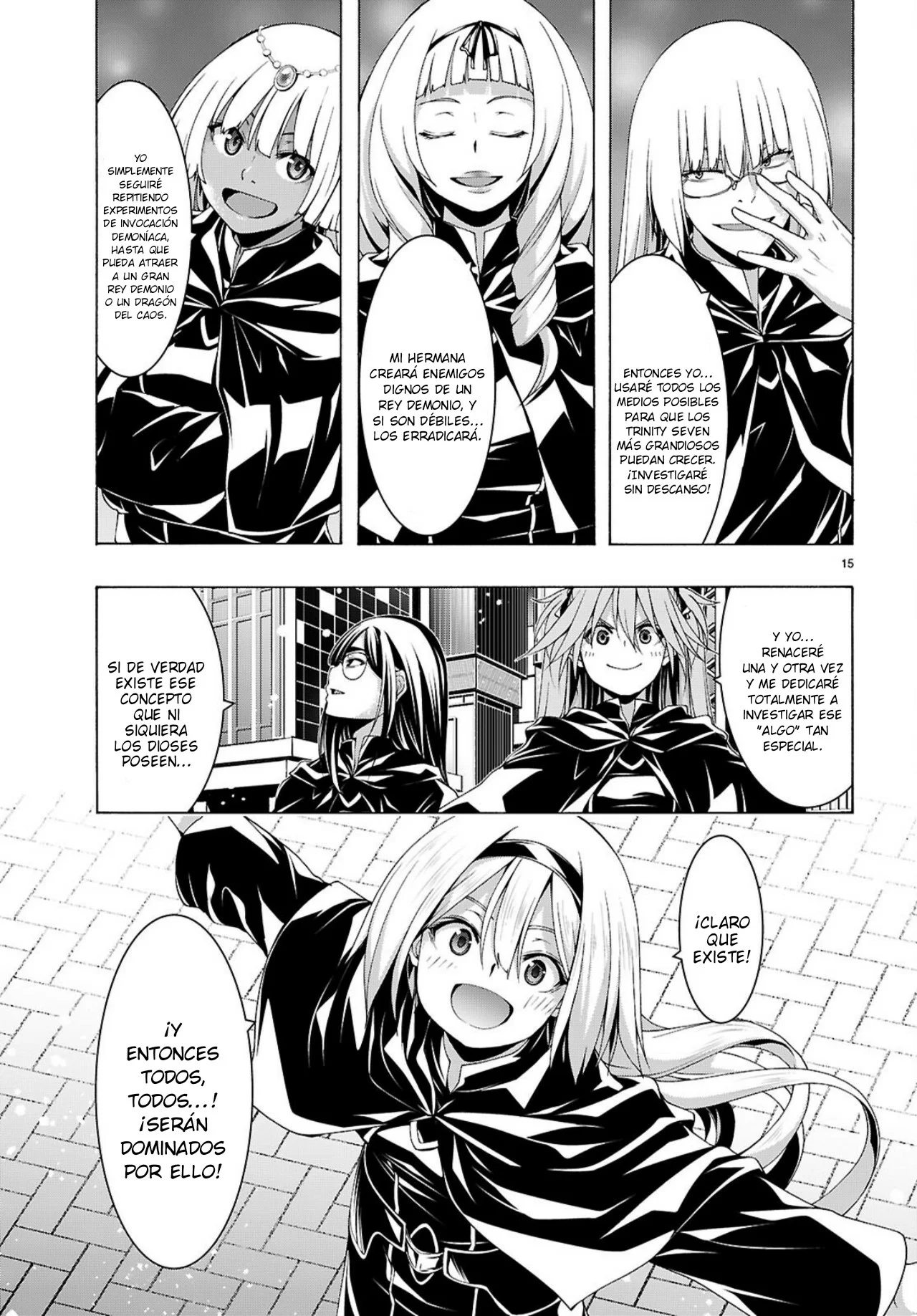 Trinity Seven capítulo 163, página 18