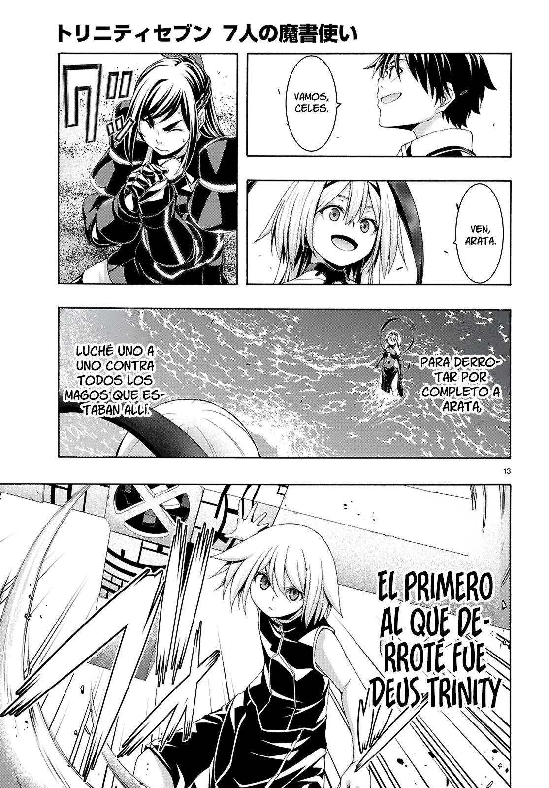 Trinity Seven capítulo 164, página 17