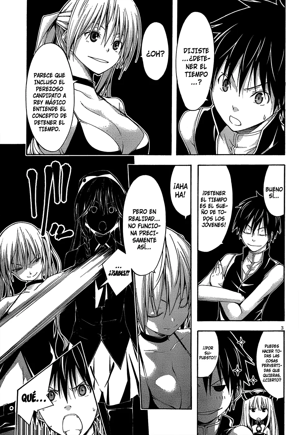 Trinity Seven capítulo 17, página 3