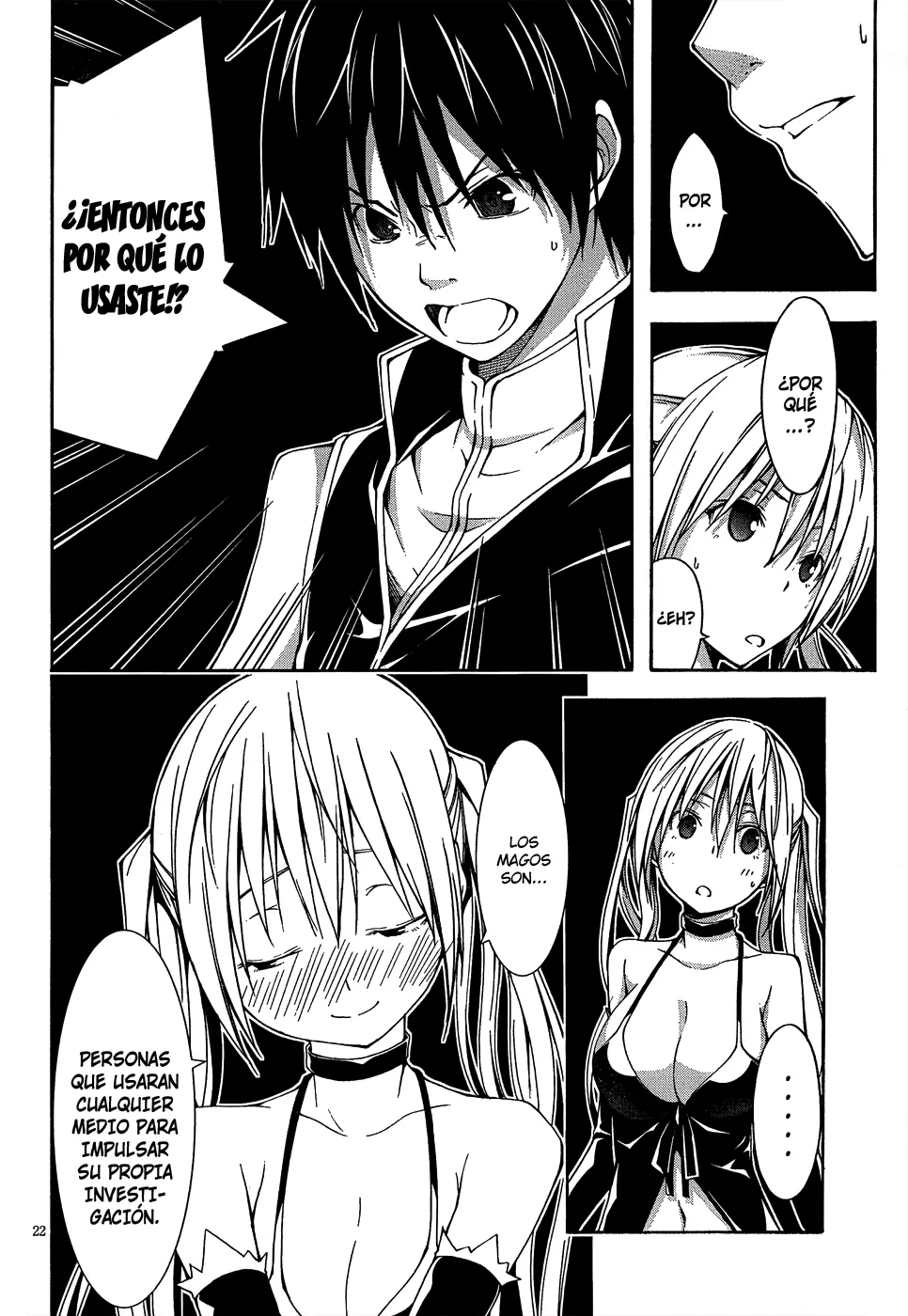 Trinity Seven capítulo 17, página 21