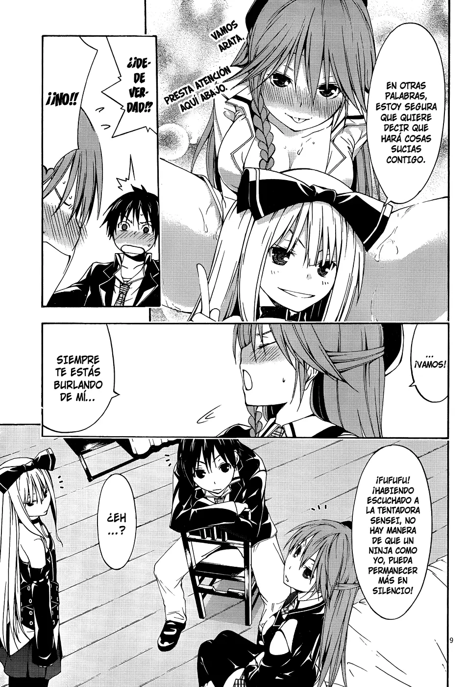 Trinity Seven capítulo 18, página 13
