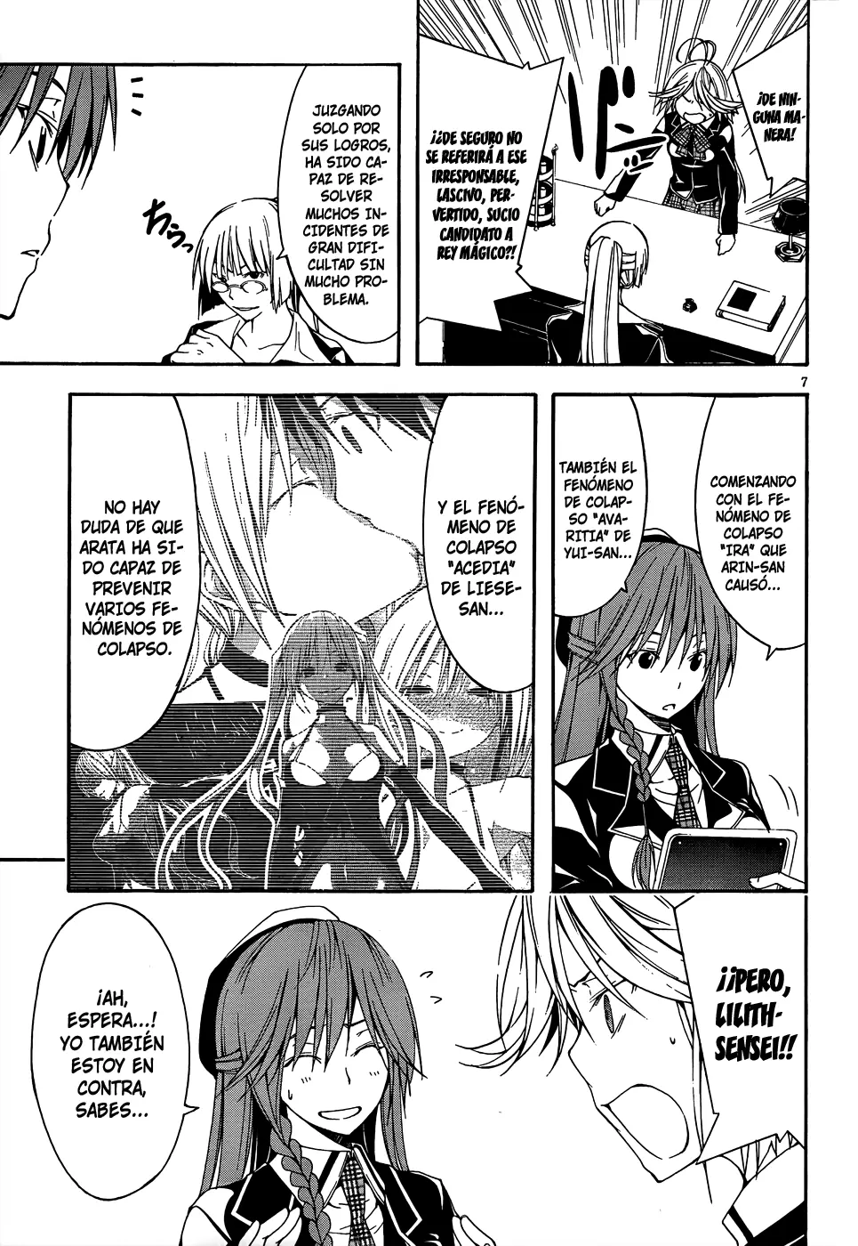 Trinity Seven capítulo 19, página 8