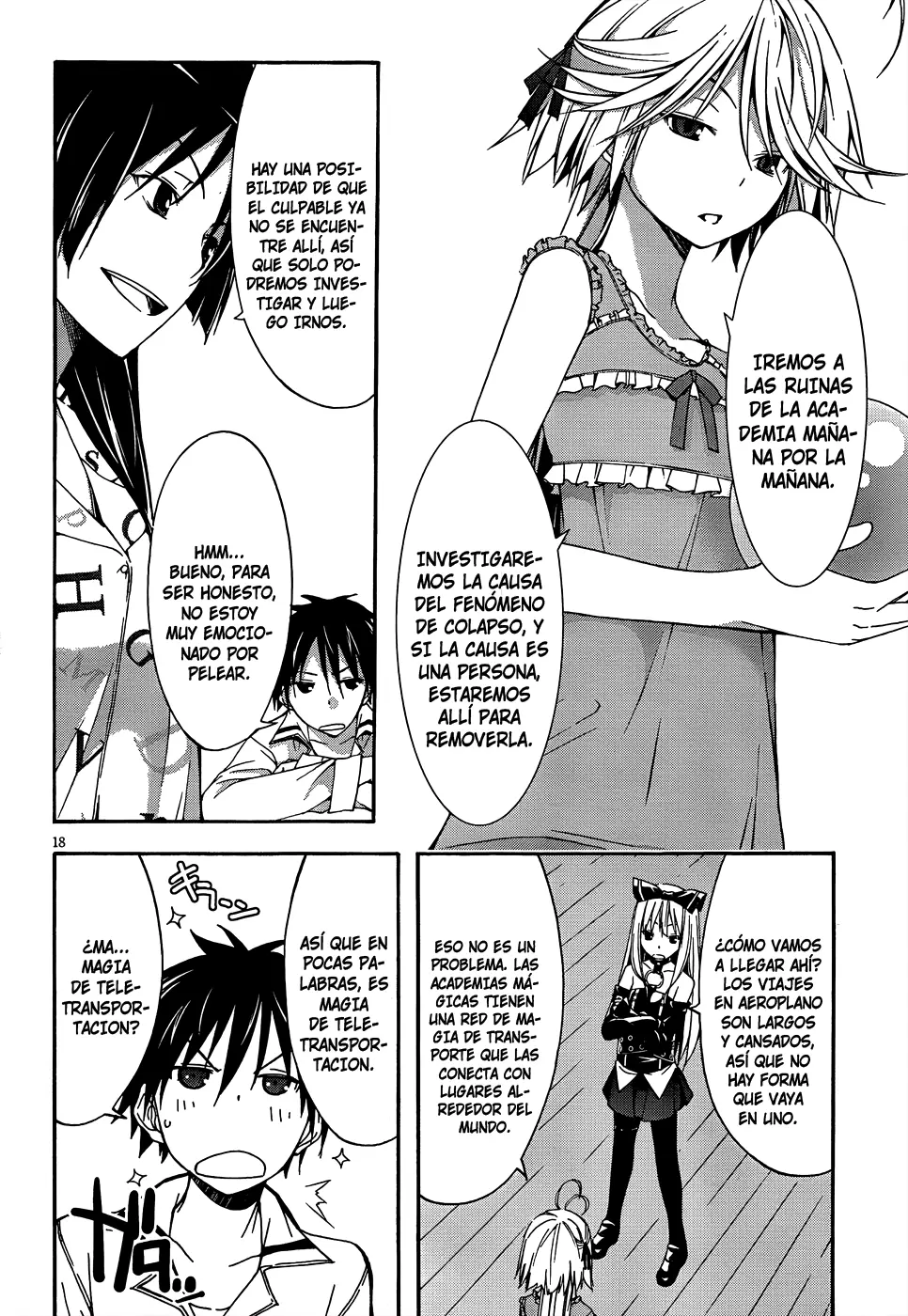 Trinity Seven capítulo 19, página 19