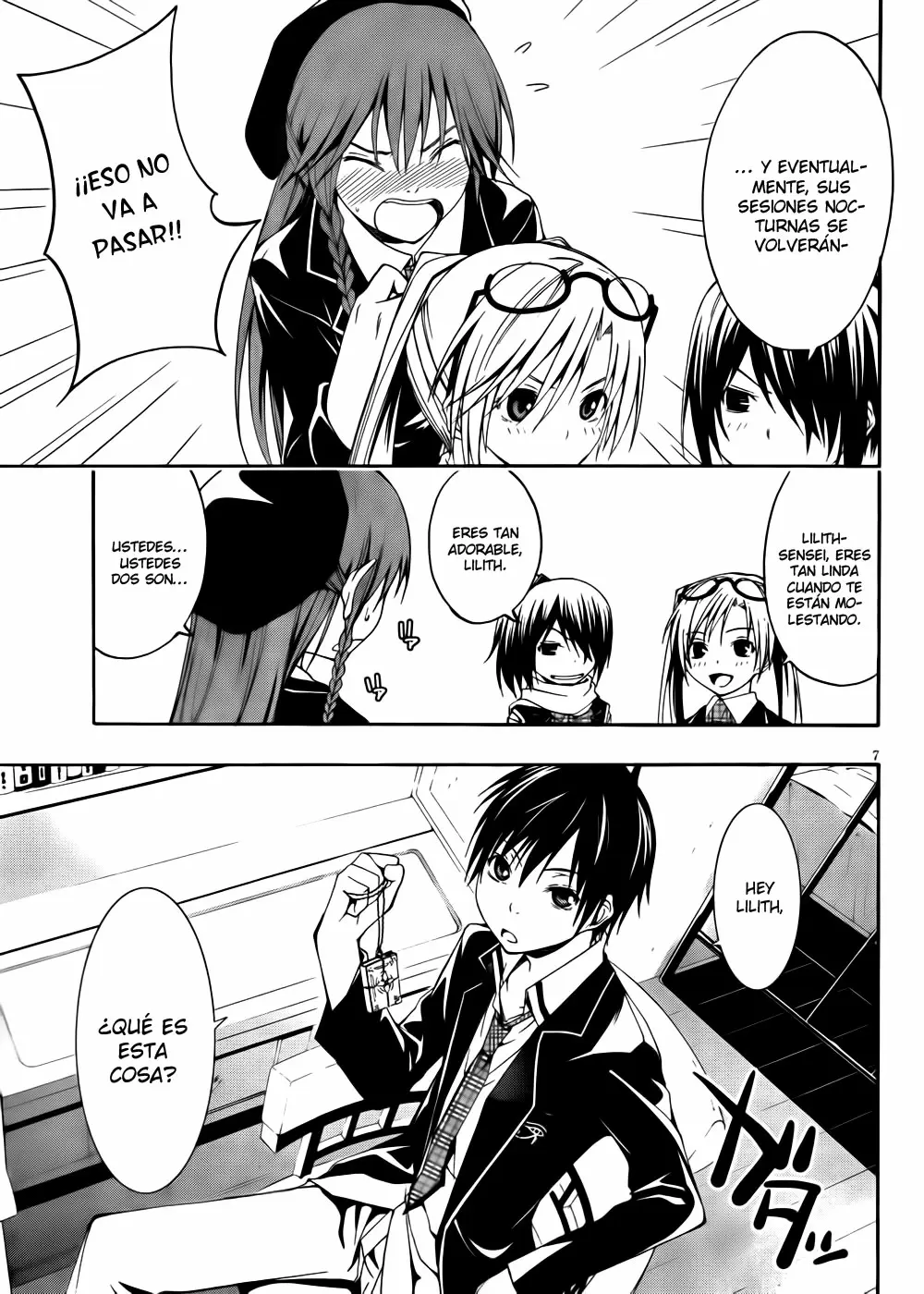 Trinity Seven capítulo 2, página 8