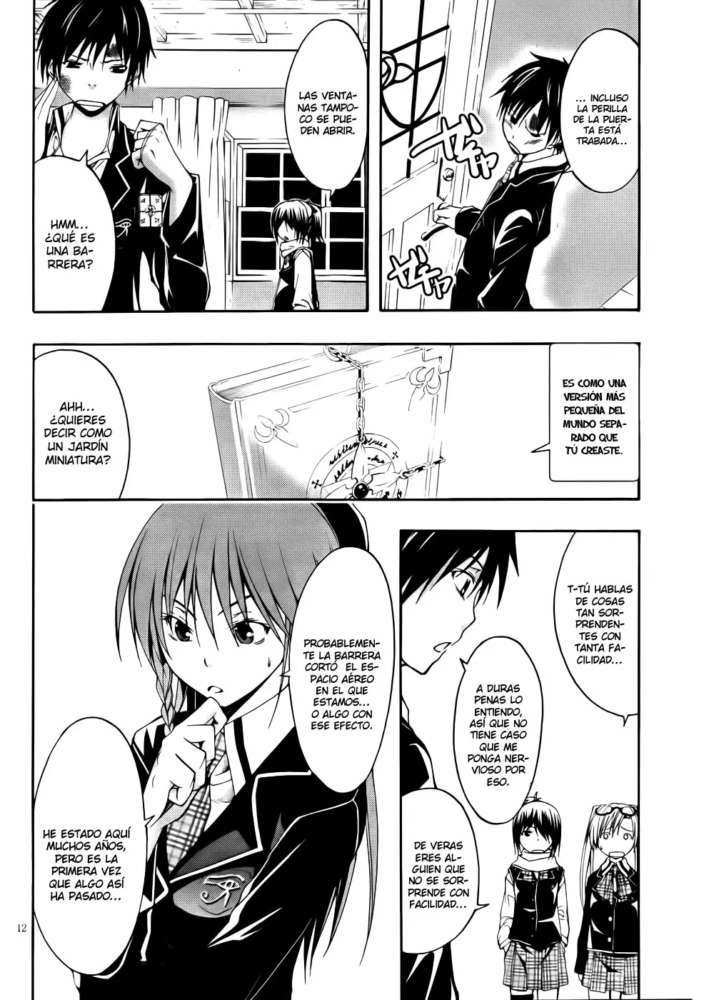 Trinity Seven capítulo 2, página 13