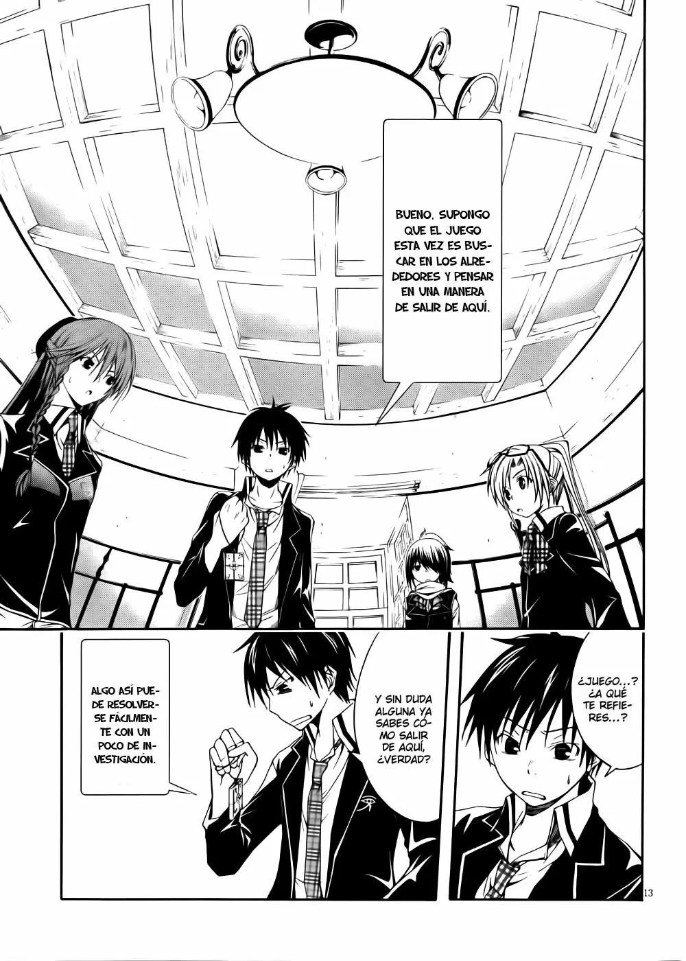 Trinity Seven capítulo 2, página 14