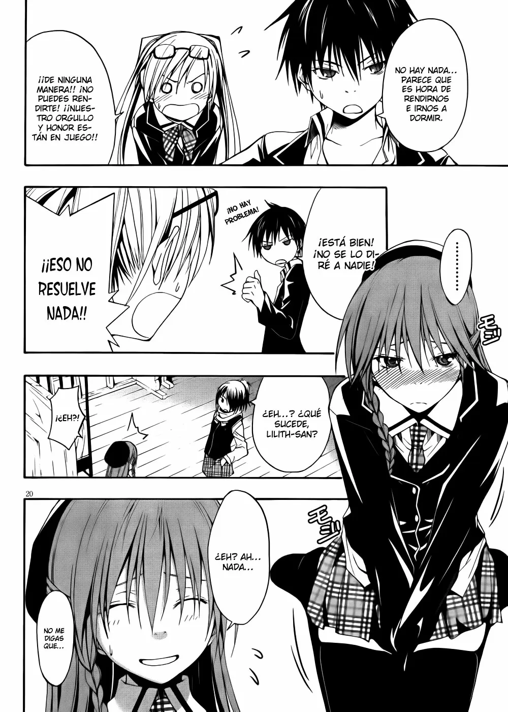 Trinity Seven capítulo 2, página 21