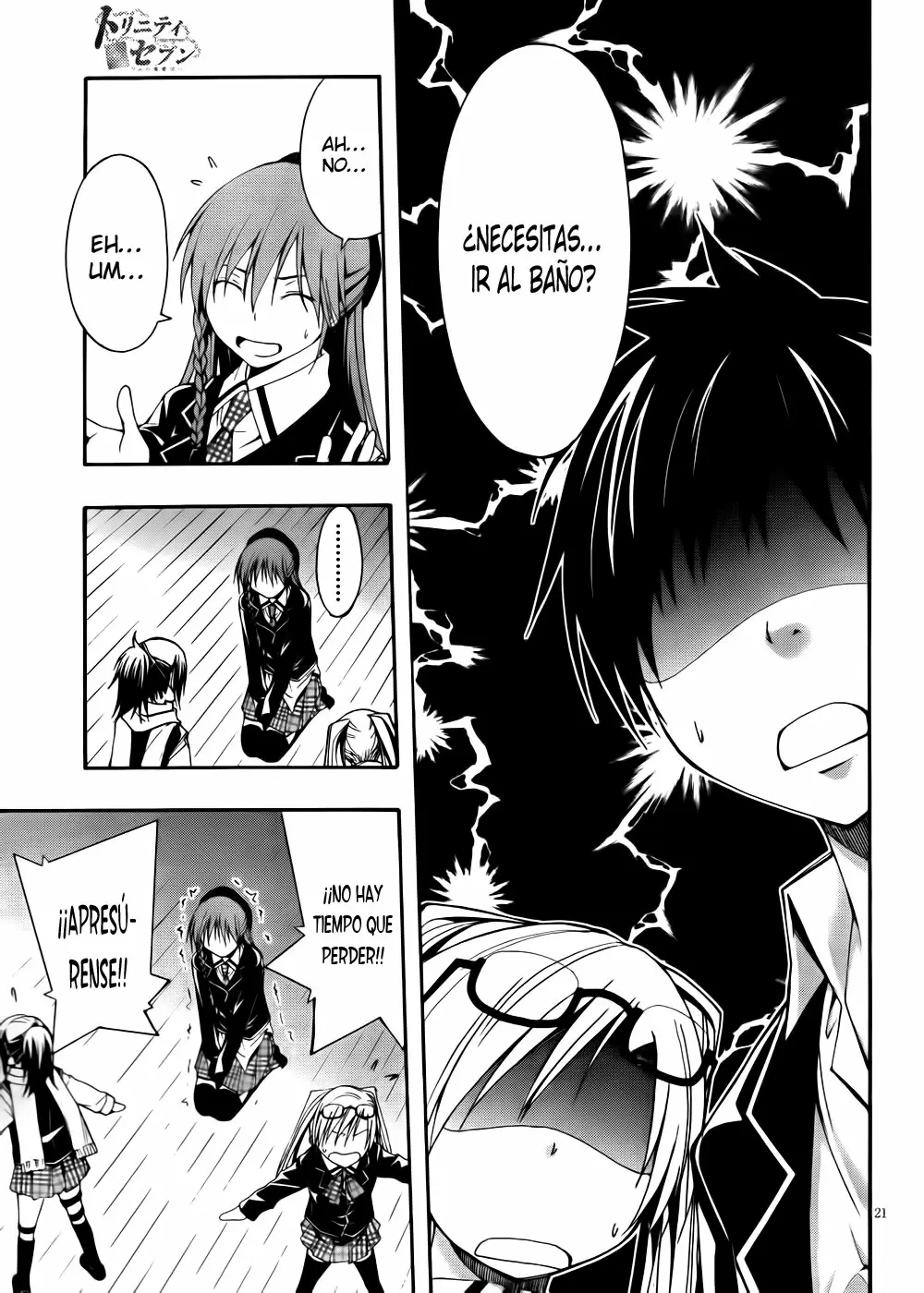 Trinity Seven capítulo 2, página 22