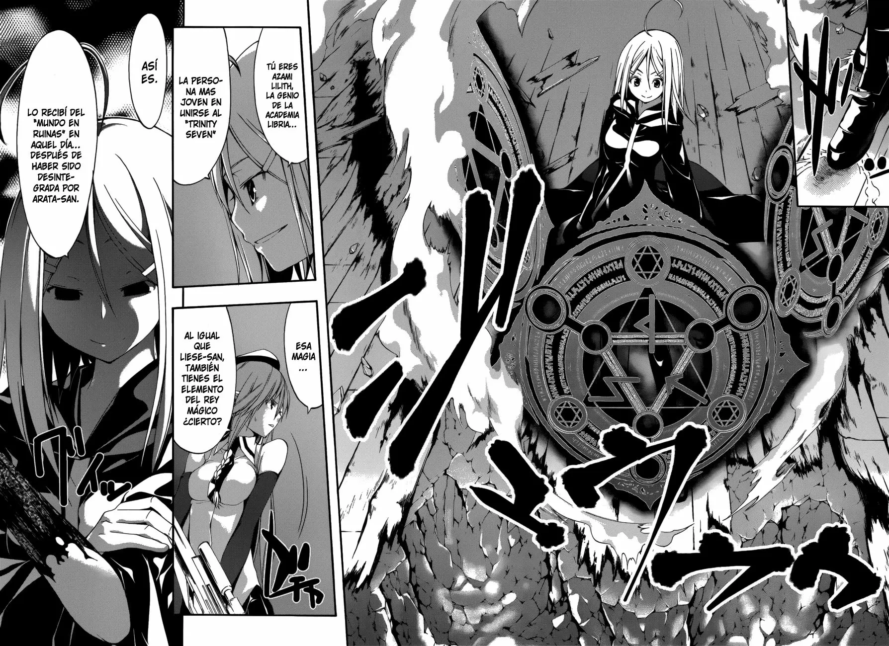 Trinity Seven capítulo 24, página 17
