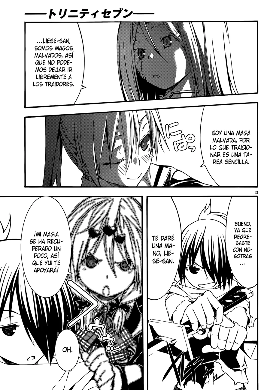 Trinity Seven capítulo 27, página 21