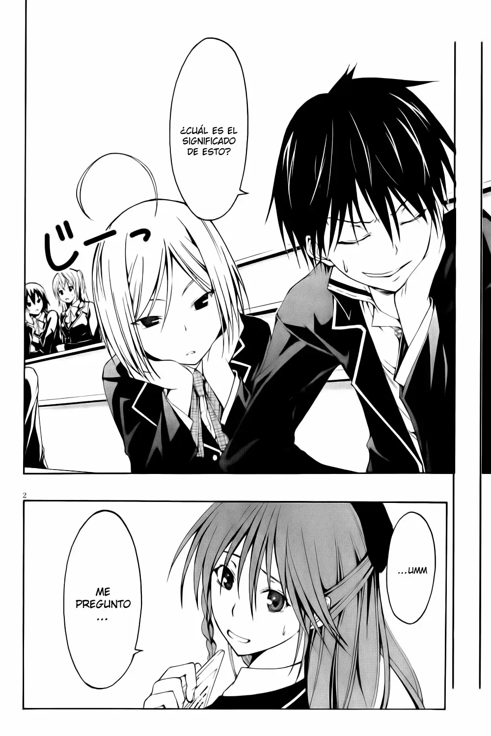 Trinity Seven capítulo 3, página 2